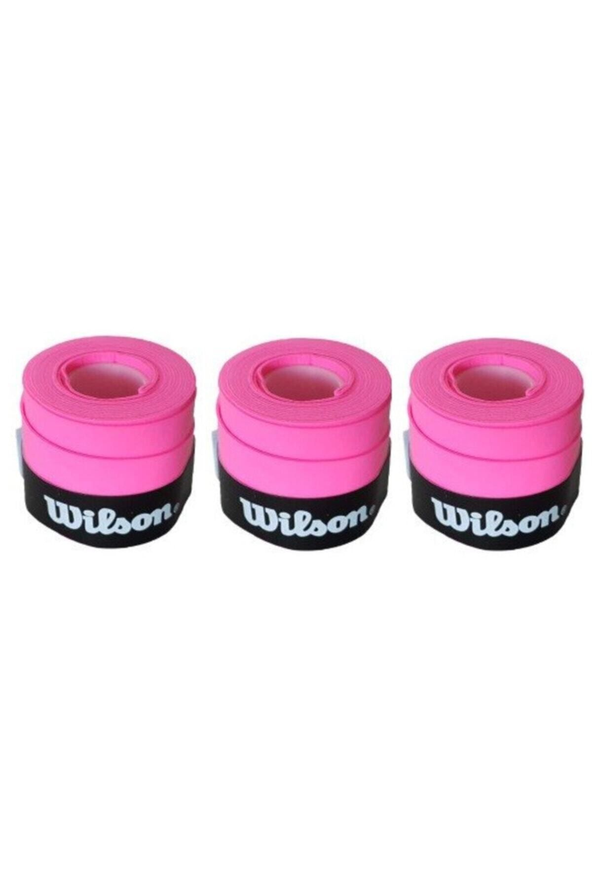 Wilson 3 Adet Comfort Bowl O'grips Tekli Pembe Grip
