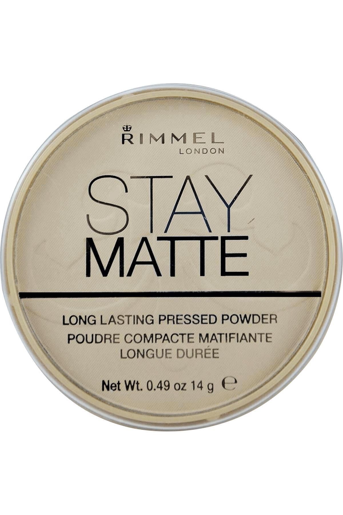 London Marka: Rimmel Stay Matte Transparan Pressed Pudra No. 001 Kategori: Aydınlatıcı
