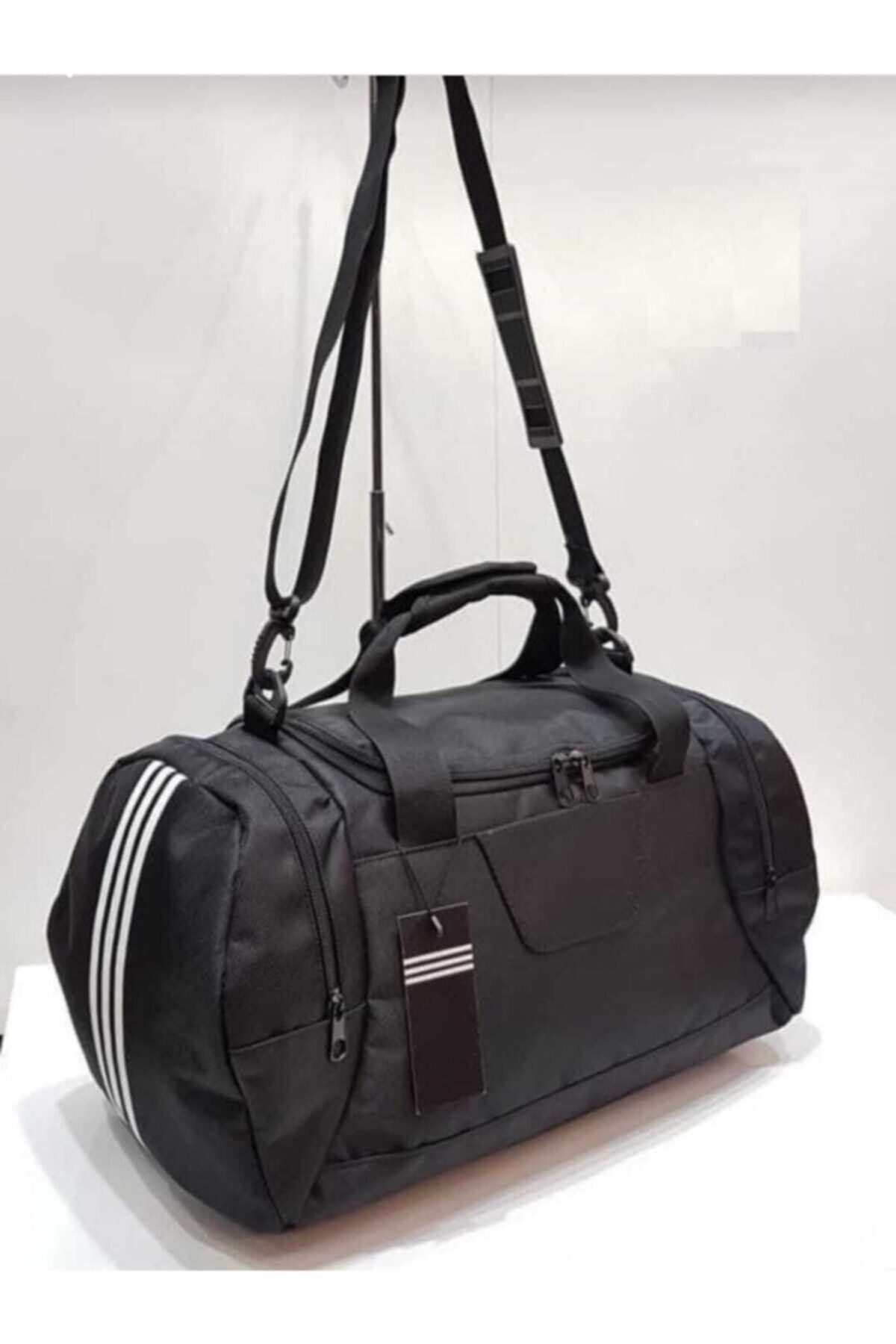 Black Bull Coolcix Unisex Orta Boy Seyahat Fitness Ve Spor Çantası Siyah 45 cm Black