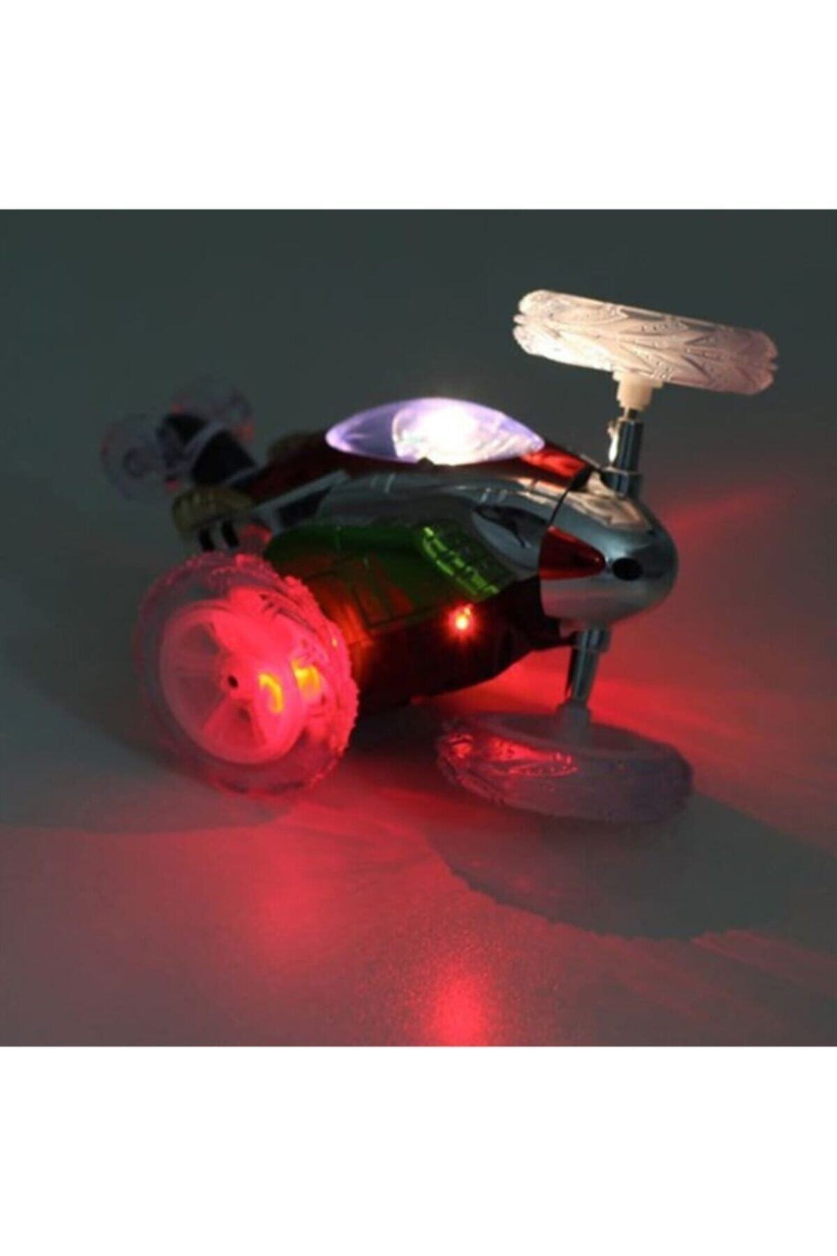 Erdem Oyuncak Uzaktan Kumandalı Takla Atan Işıklı Akrobat Çılgın Oyuncak Araba Taklacı Dasher