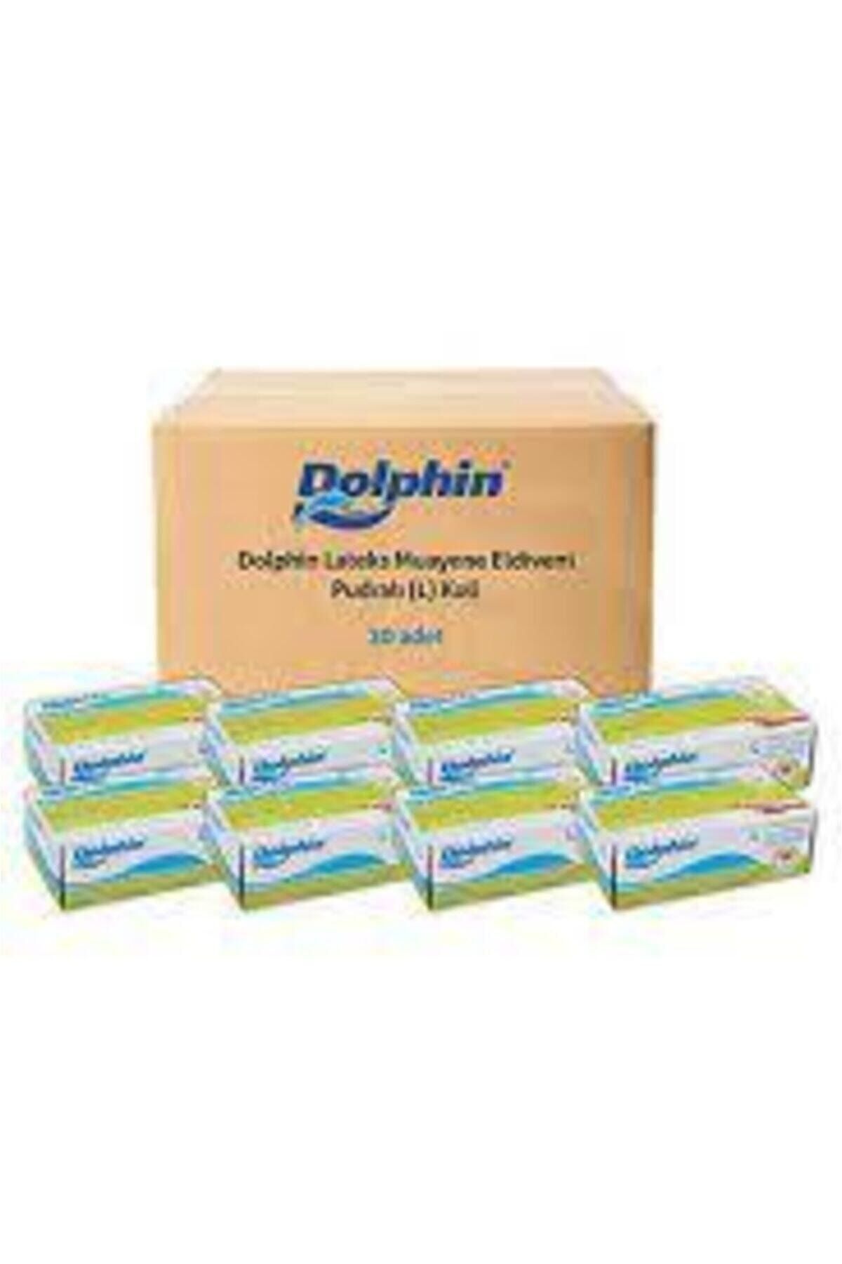 Dolphin Beyaz Lateks L 20x100 Adet Pudralı Eldiven