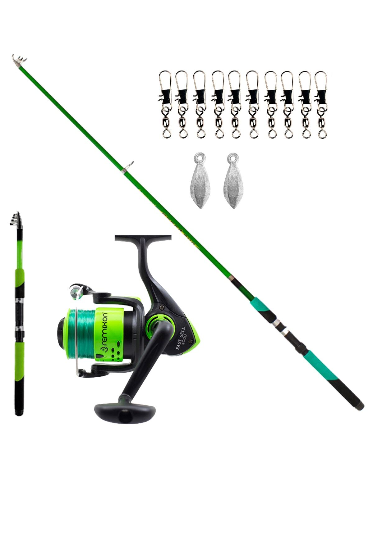 Remixon Genel Kullanım Seti Kurşun Ve Klipsli 20-60gr Atar Green 210 Cm