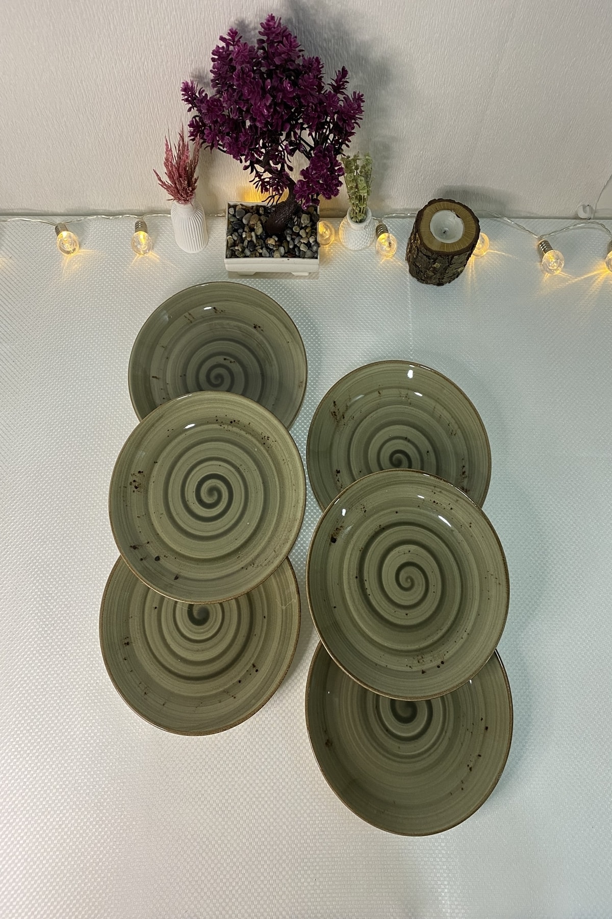 Journey Özel Desenli Pasta Ve Tatlı Tabağı