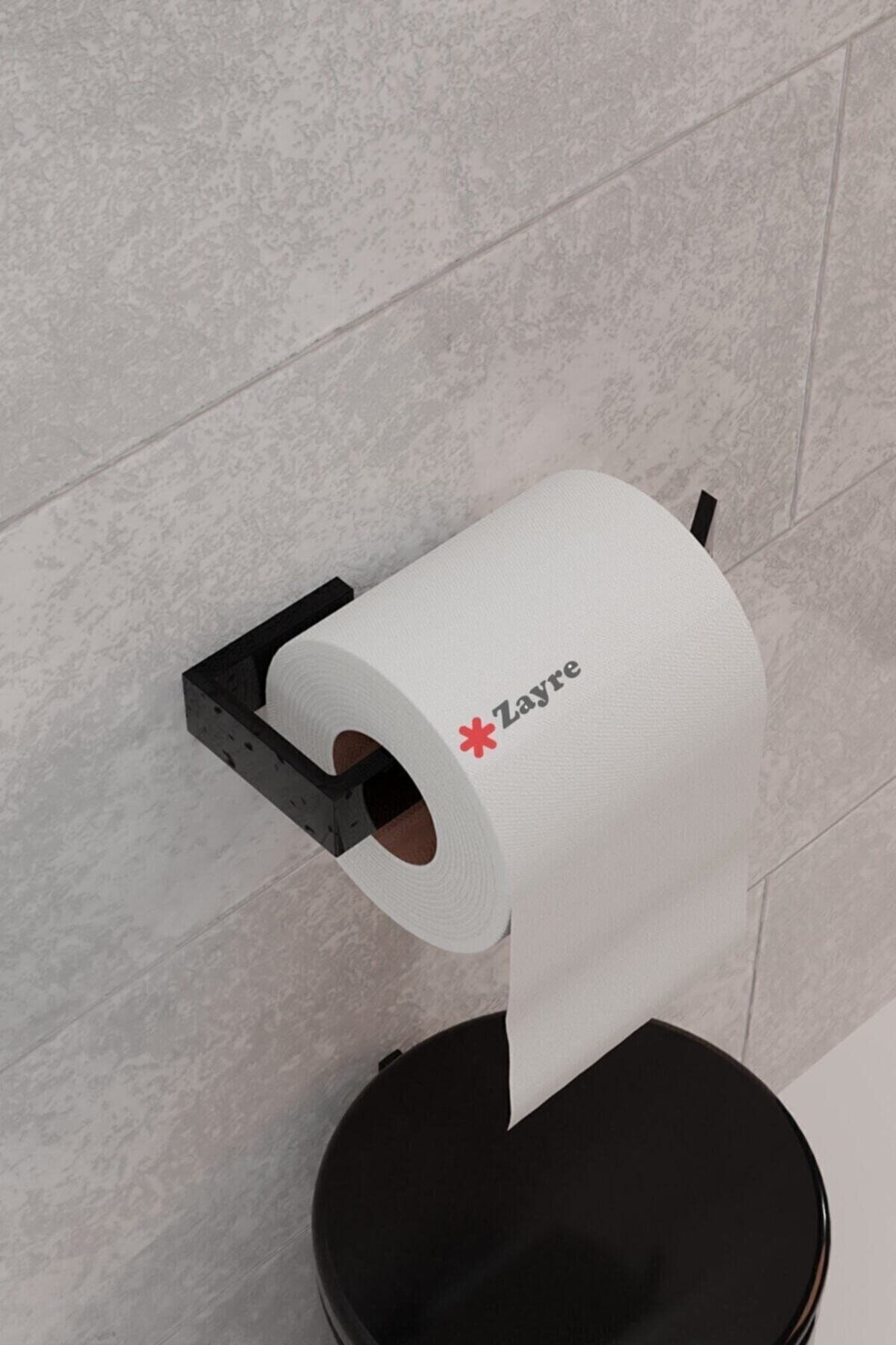 ZAYRE Tuvalet Kağıtlığı,wc Kağıtlık, Tuvalet Kağıdı Askısı,yapışkanlı Tasarım