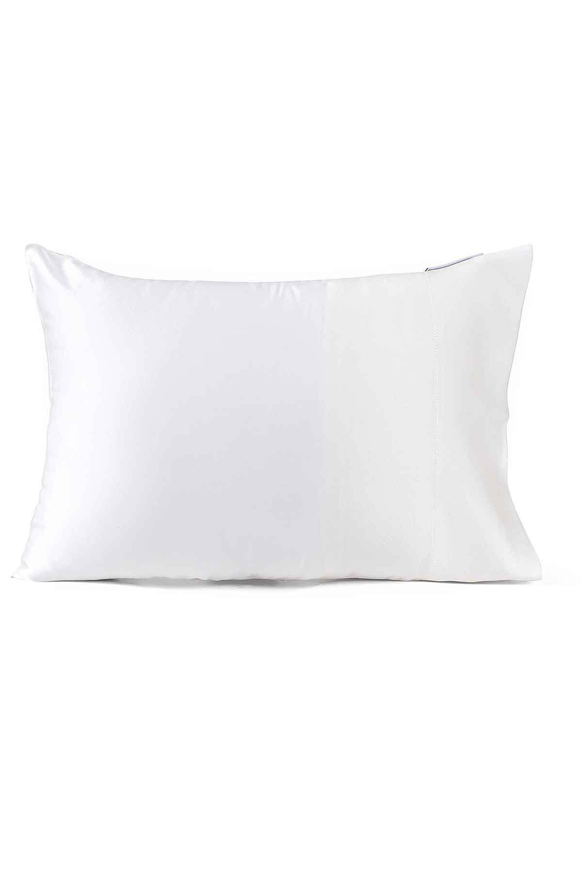 Silk INN %100 Ipek Bebek Yastık Kılıfı 35x45 Cm Inci Beyaz