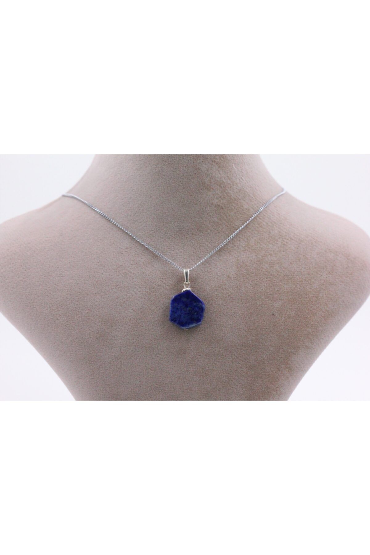TAKIAĞACI Lapis Lazuli Taşı Kolye (kararmaz Zincir)