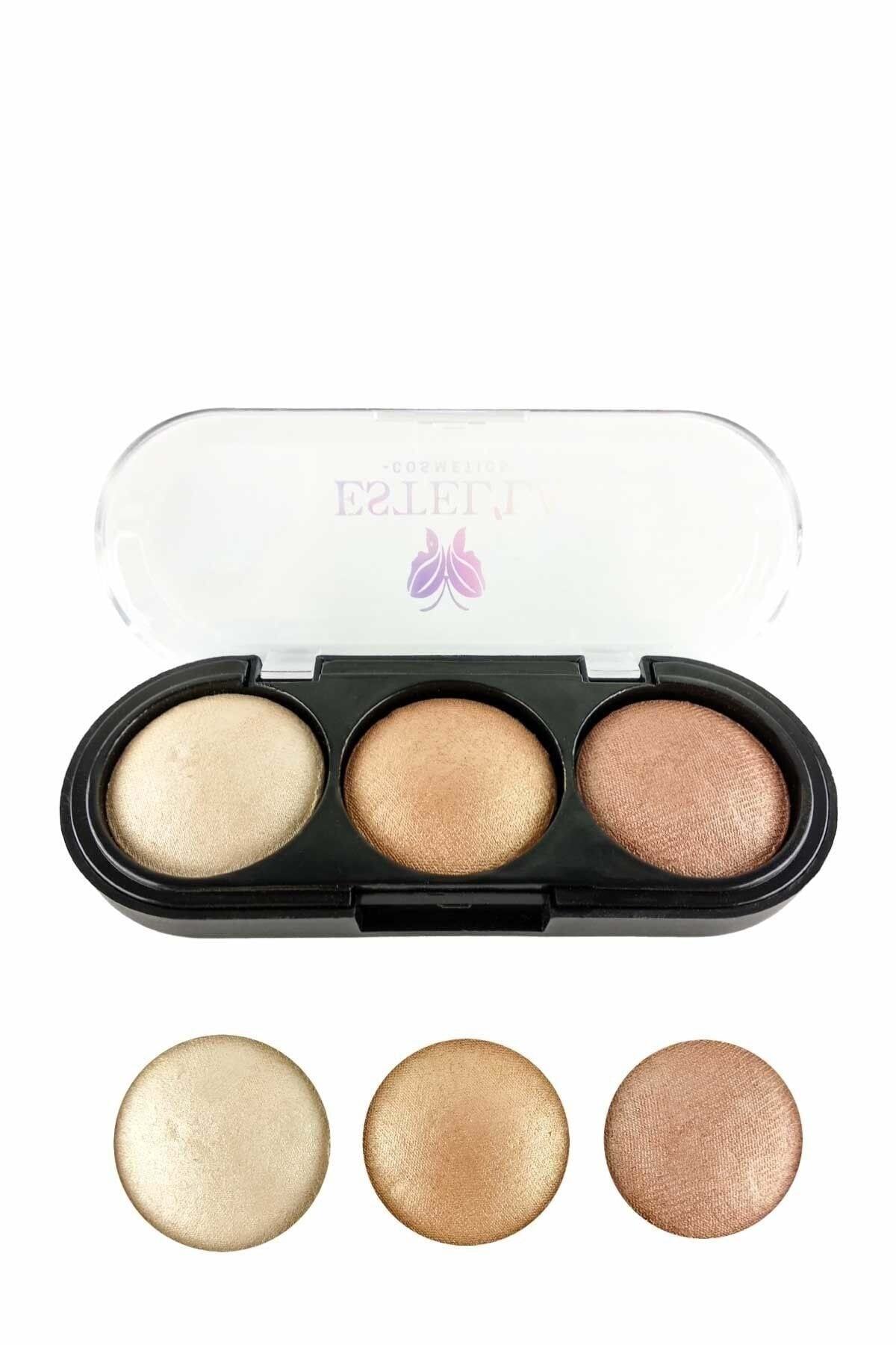 Estell A 3'lü Aydınlatıcı - Highlighter No : 1