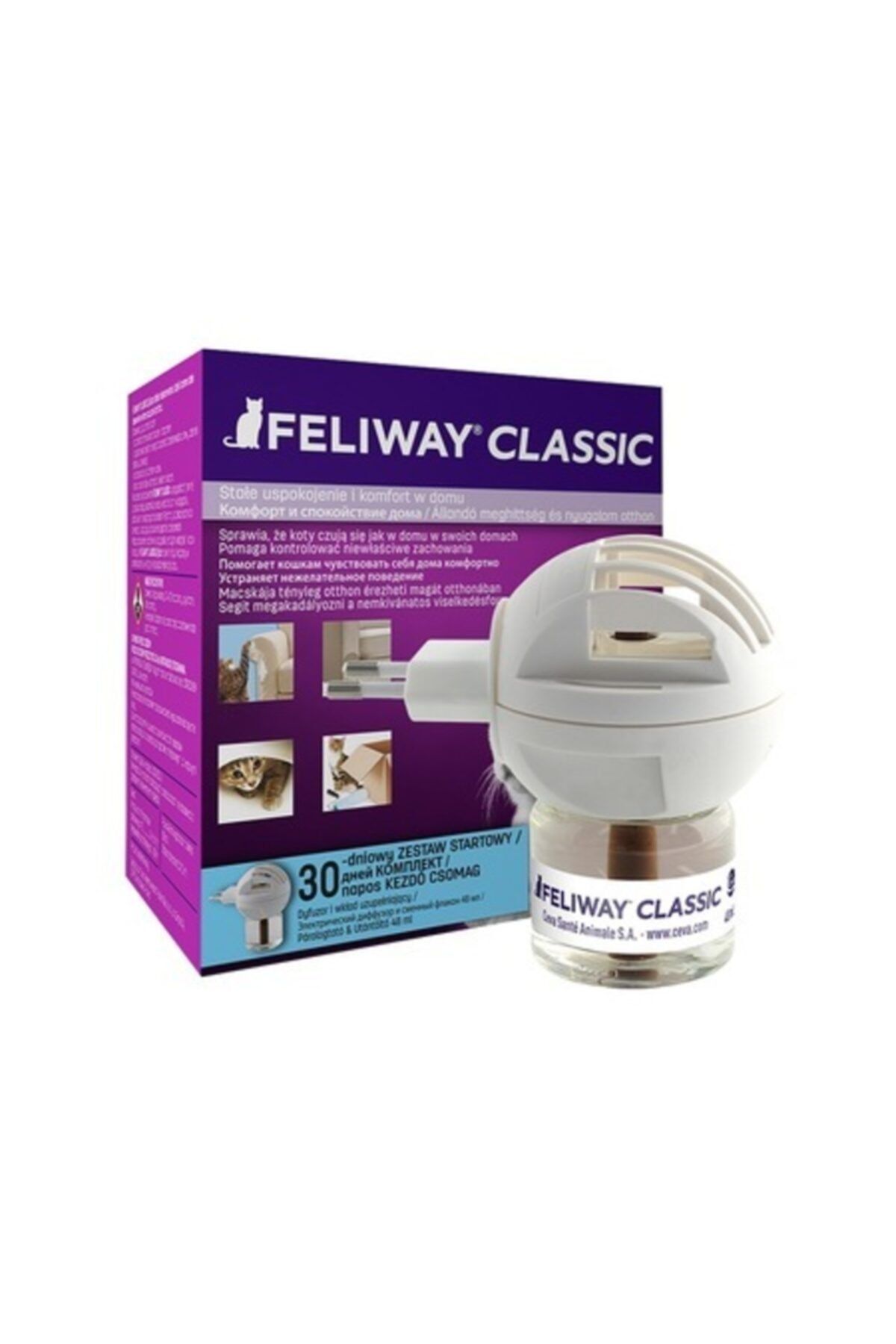 FELIWAY Classic Difüzör 30 Günlük Başlangıç Kiti 48ml Kartuş