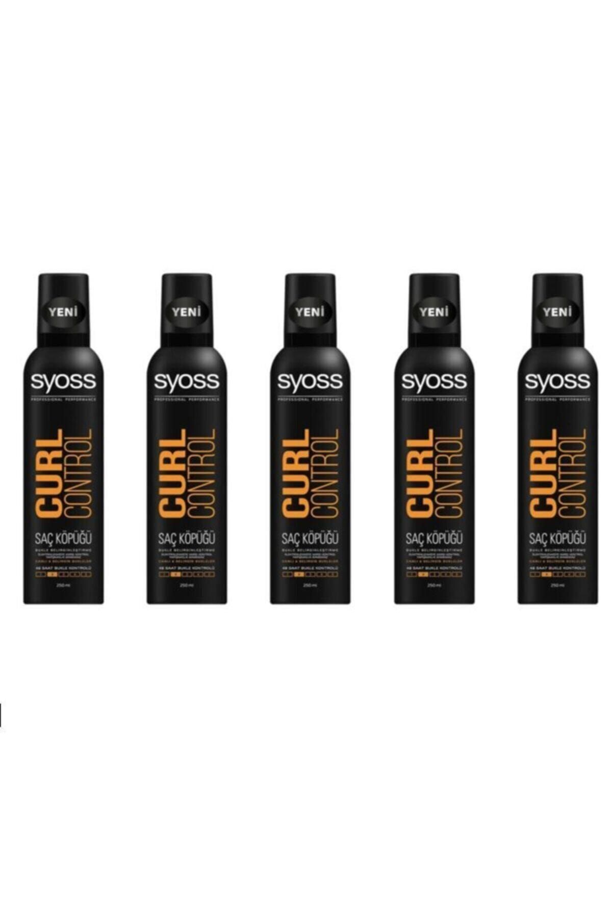 Syoss Curl Control- Bukle Belirginleştirici Köpük 250 Ml X 5