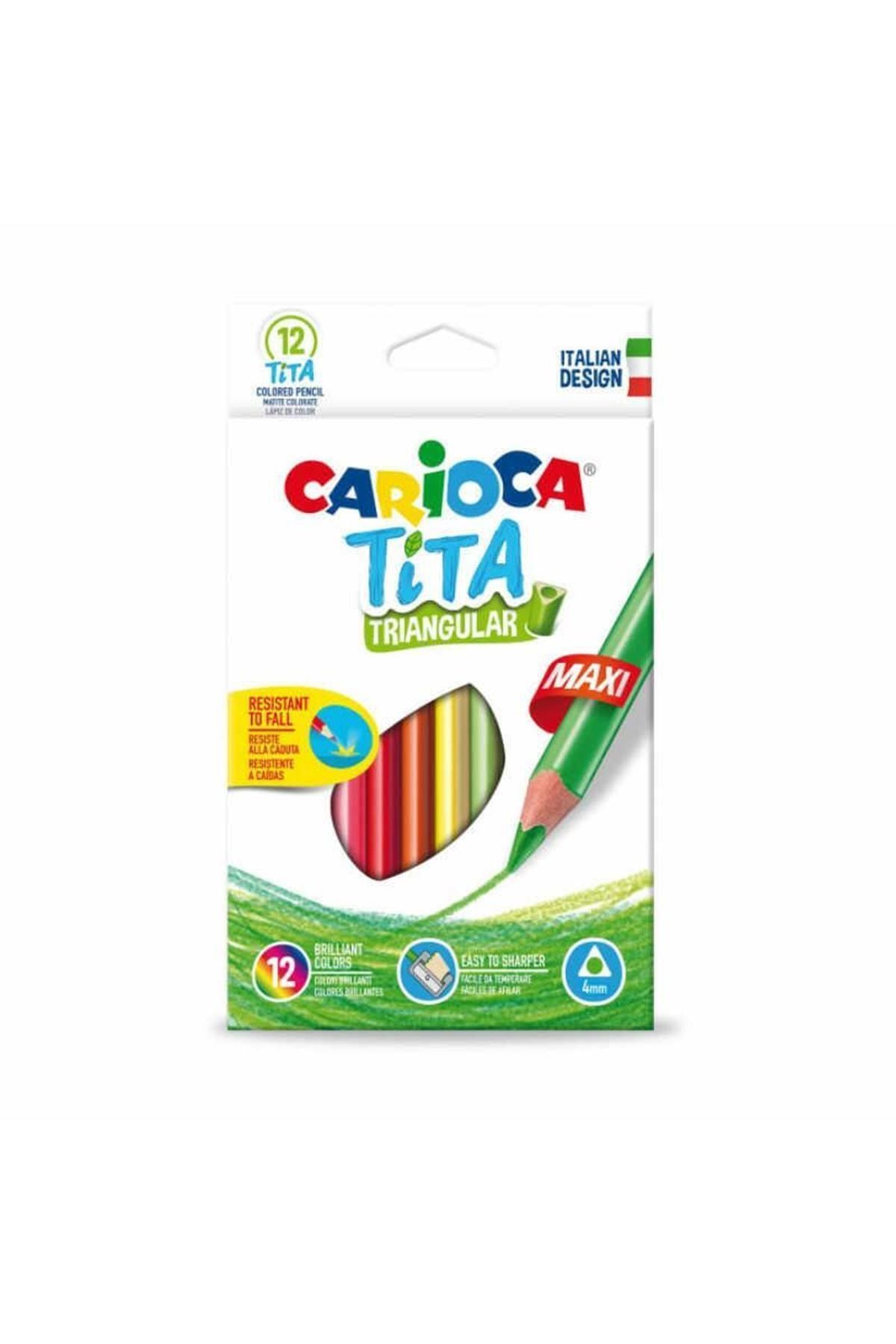 CARIOCA Tıta 12 Renk Üçgen Kuru Boya 42791
