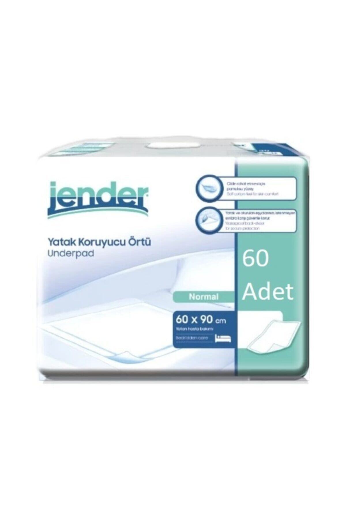 JENDER Yatak Koruyucu Örtü 60x90 -kedi Köpek Çiş Pedi 60'lı Underpad