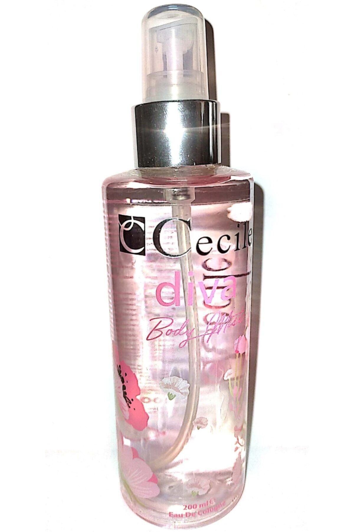 Cecile Diva 200 ml Kadın Body Mist