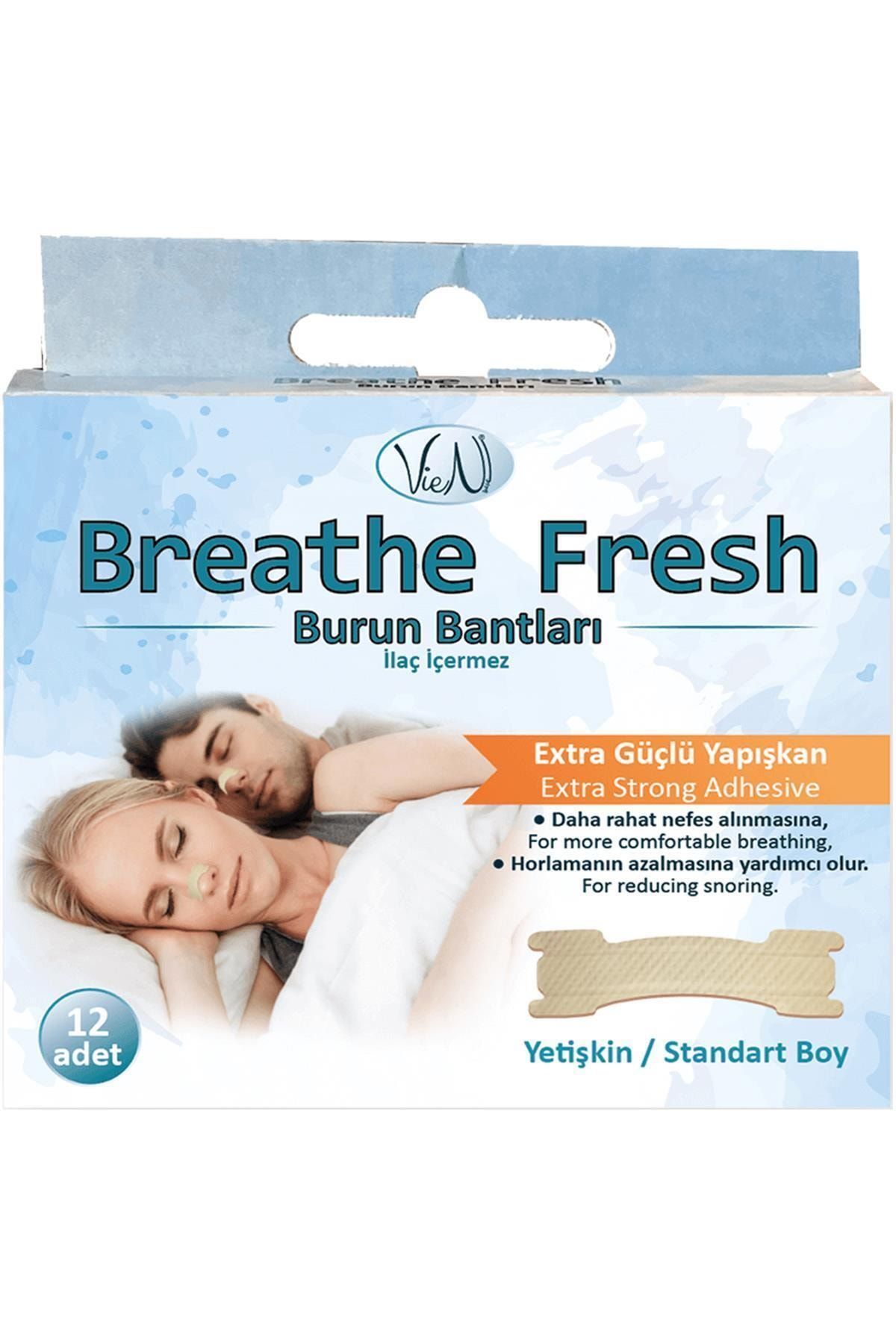 Vien Breathe Fresh Burun Bantları Standart 12 Adet