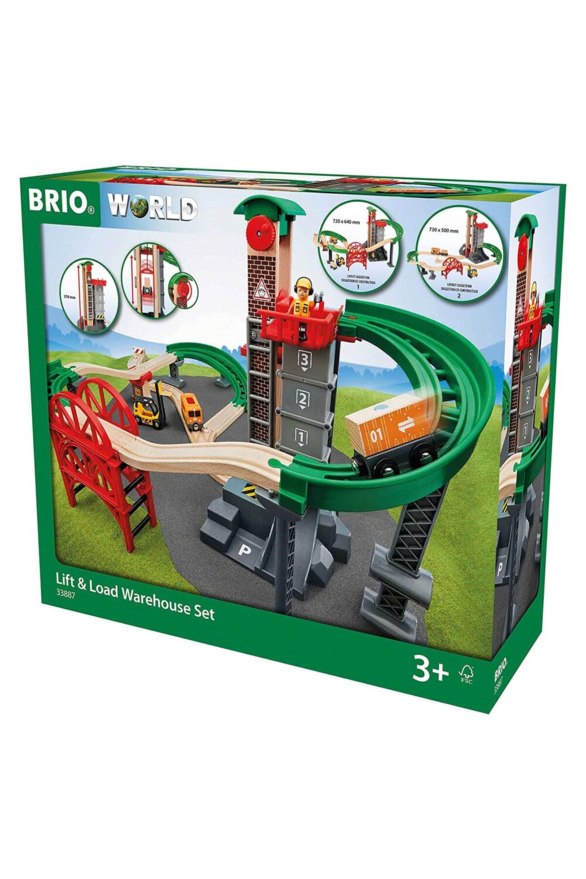 BRIO Kaldırma Ve Yükleme Depo Seti 33887