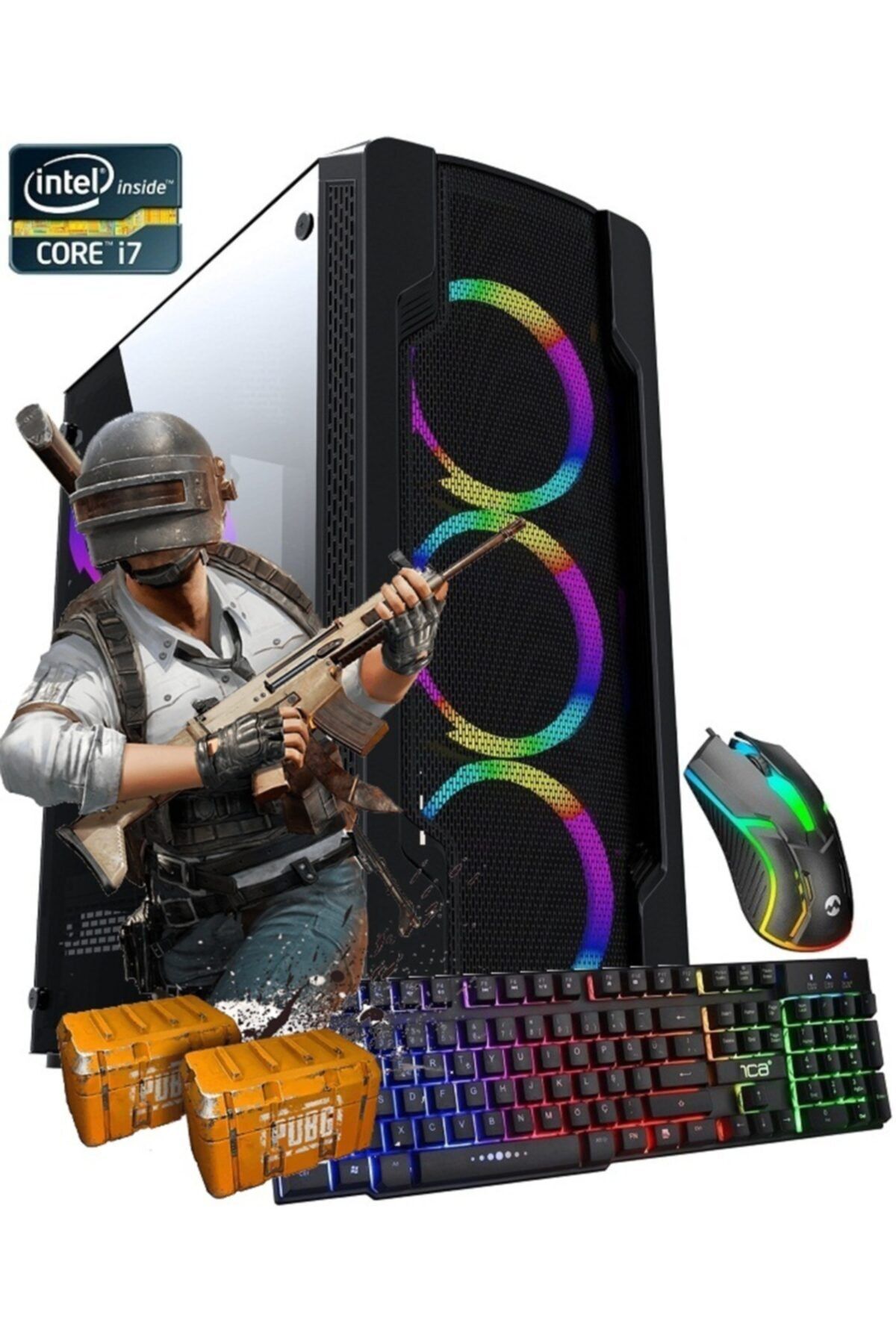 AWACS Venom 1 Intel Core I7-3770, 16gb, 480ssd, Amd Radeon Rx550 4gb Oyun Bilgisayarı