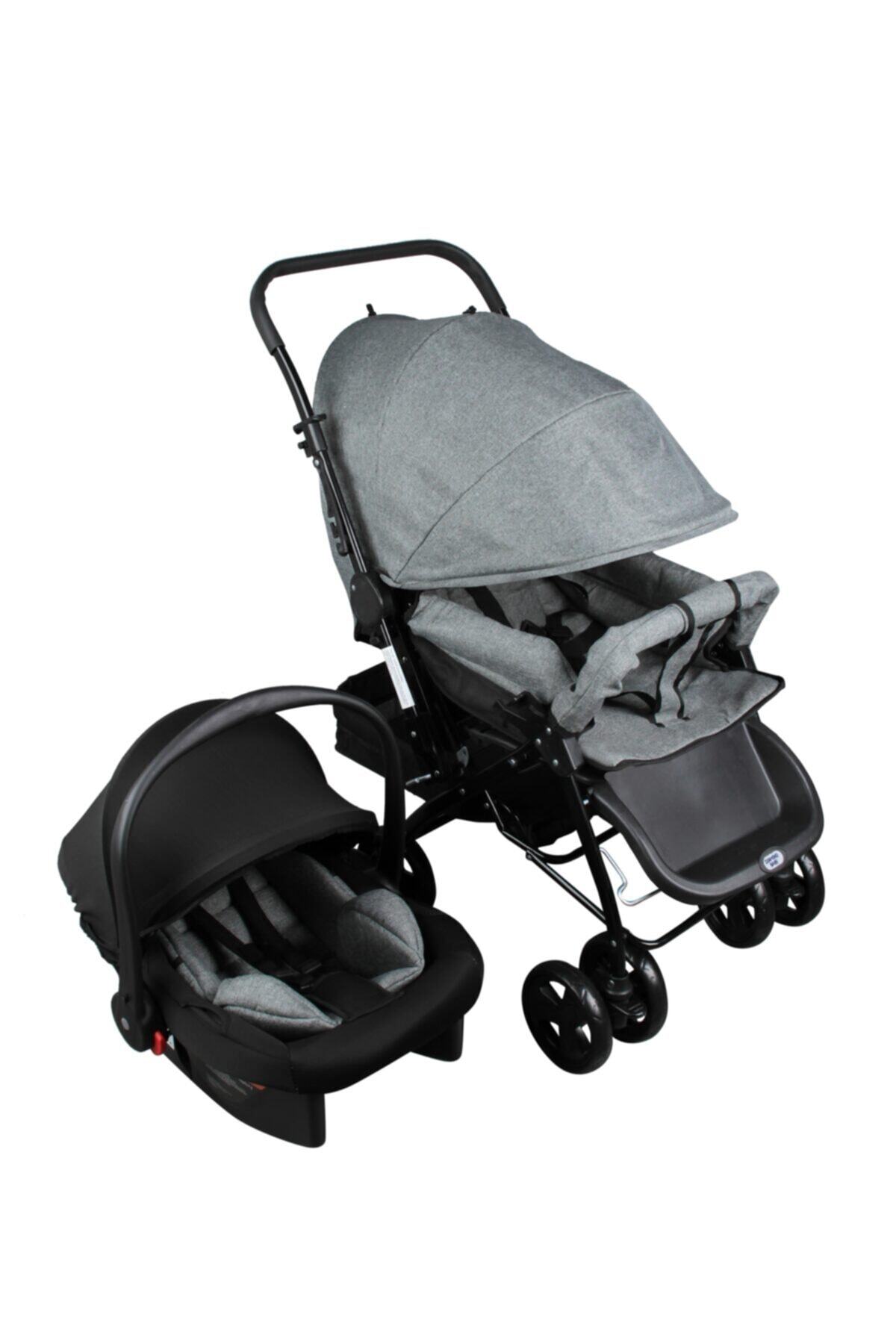 NORFOLK Diamond Baby Venice Travel Sistem Çift Yönlü Bebek Arabası - Gri