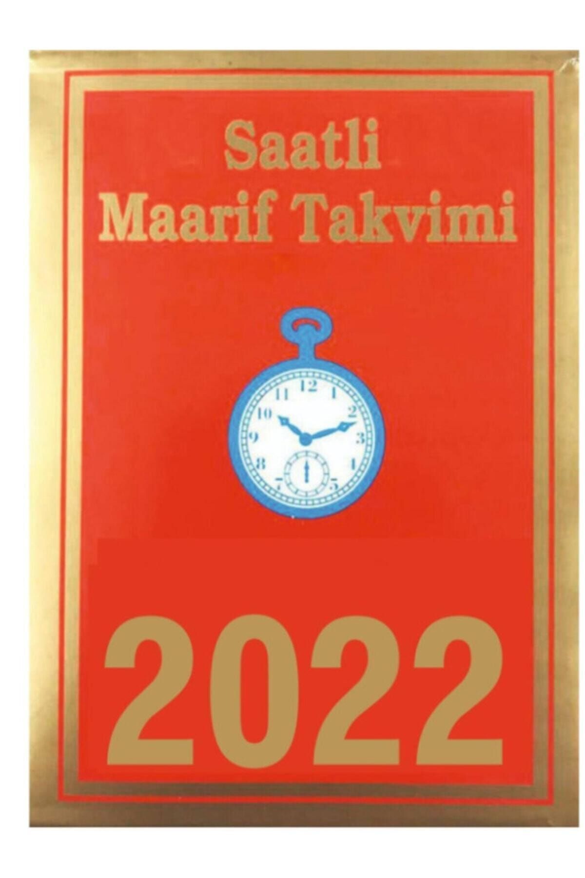 saatli maarif 2022 Yılı Büyük Boy Takvimi 11.5x16cm Büyük