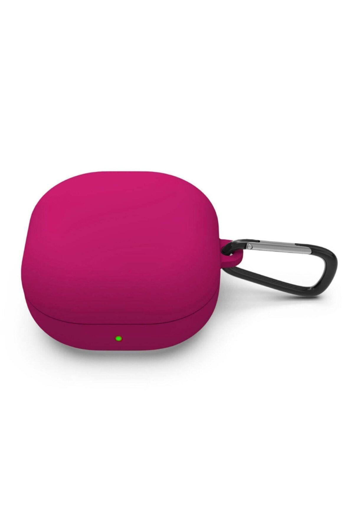 Microsonic Galaxy Buds Pro Uyumlu  Mat Silikon Kılıf Koyu Pembe
