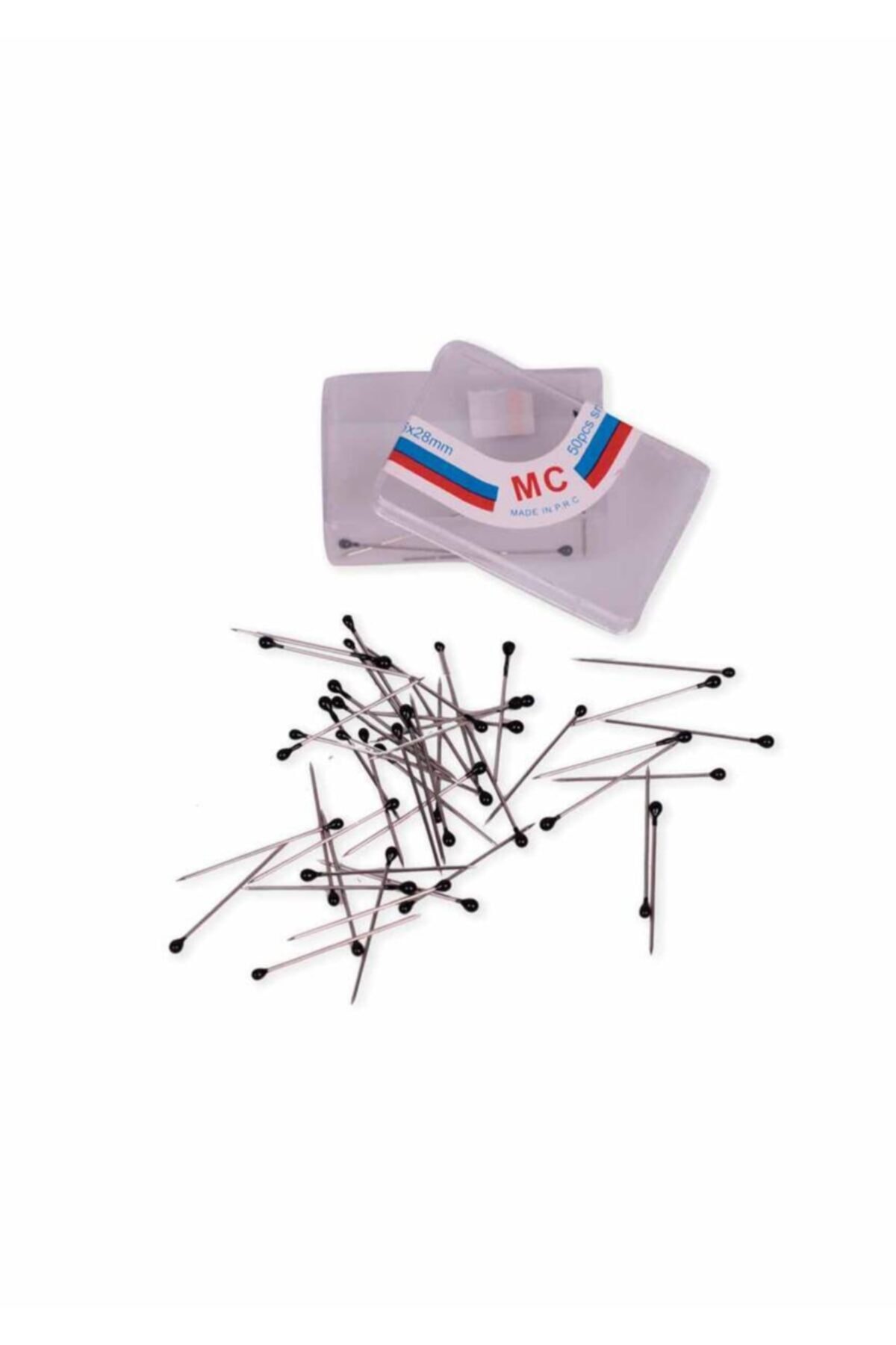 Bernam Butik Mc Mineli Toplu Iğne Siyah 50 Adet