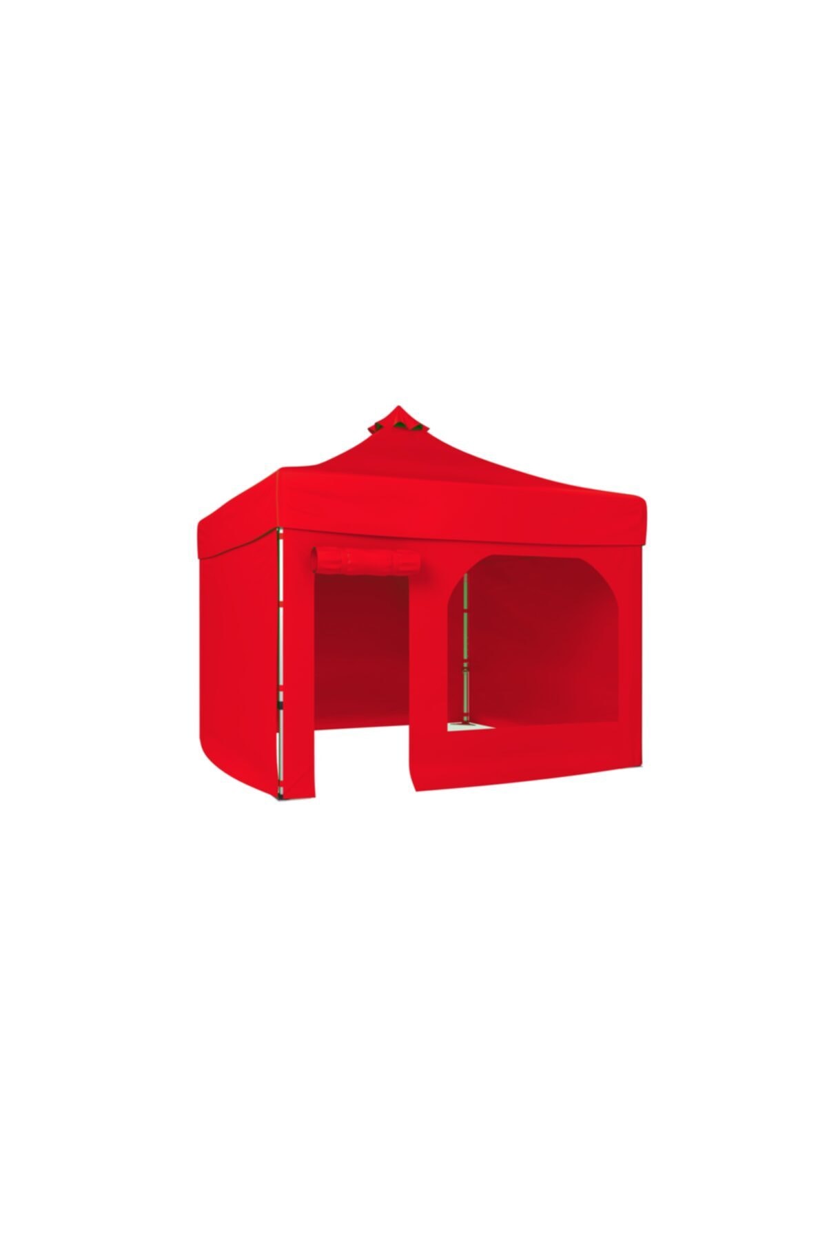 CLK Garden Clk 4x4 52mm Alüminyum Katlanabilir Tente 3 Kenar Kapalı 1 Yan Kapı Ve Pencereli