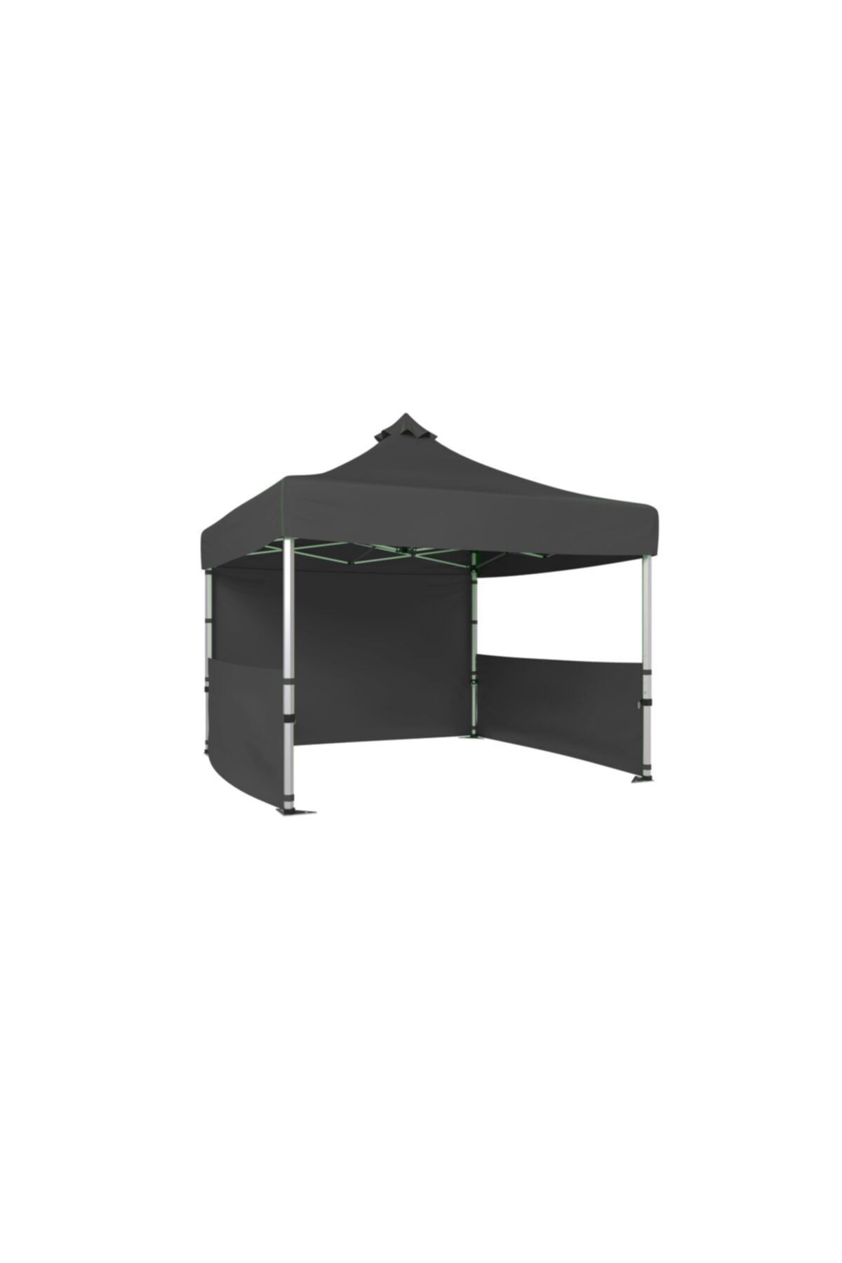 CLK Garden Clk 4x4 52mm Alüminyum Katlanabilir Tente 1 Tam Duvar 2 Yarım Duvar