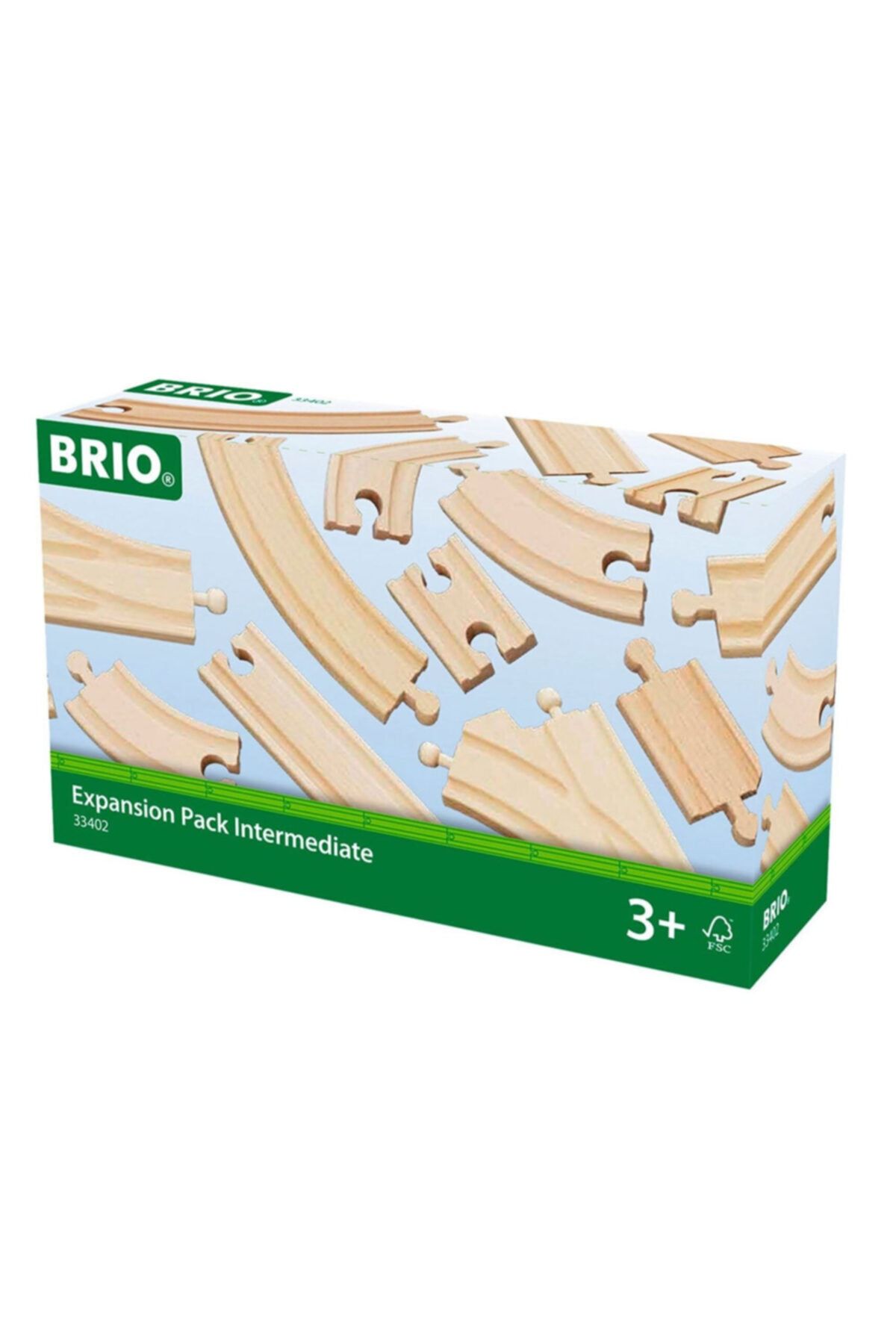 BRIO Orta Düzey Birleştirilebilir Ray Paketi 33402