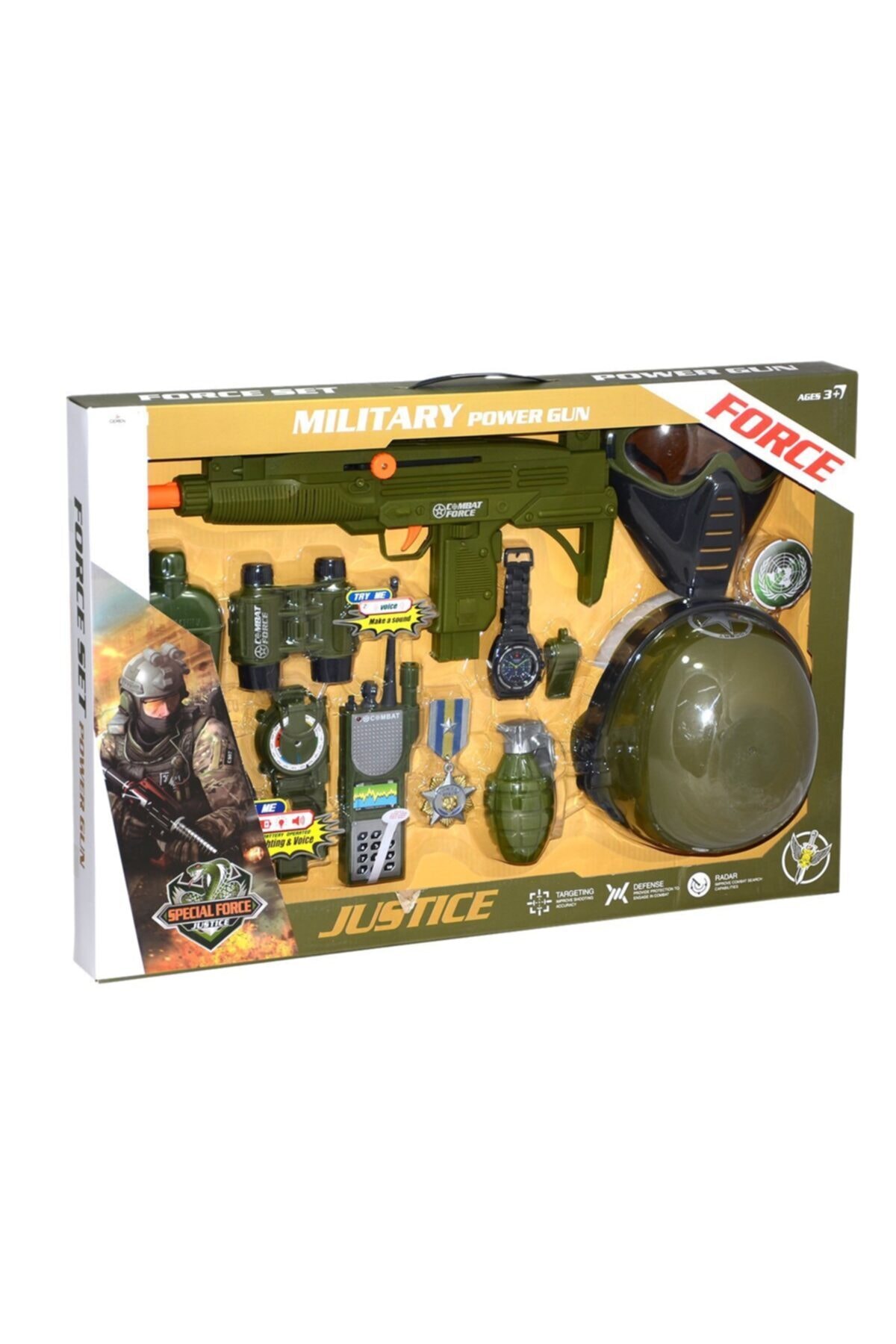 FEN TOYS Ctoy-34330/340 Kasklı Polis/asker Oyun Seti