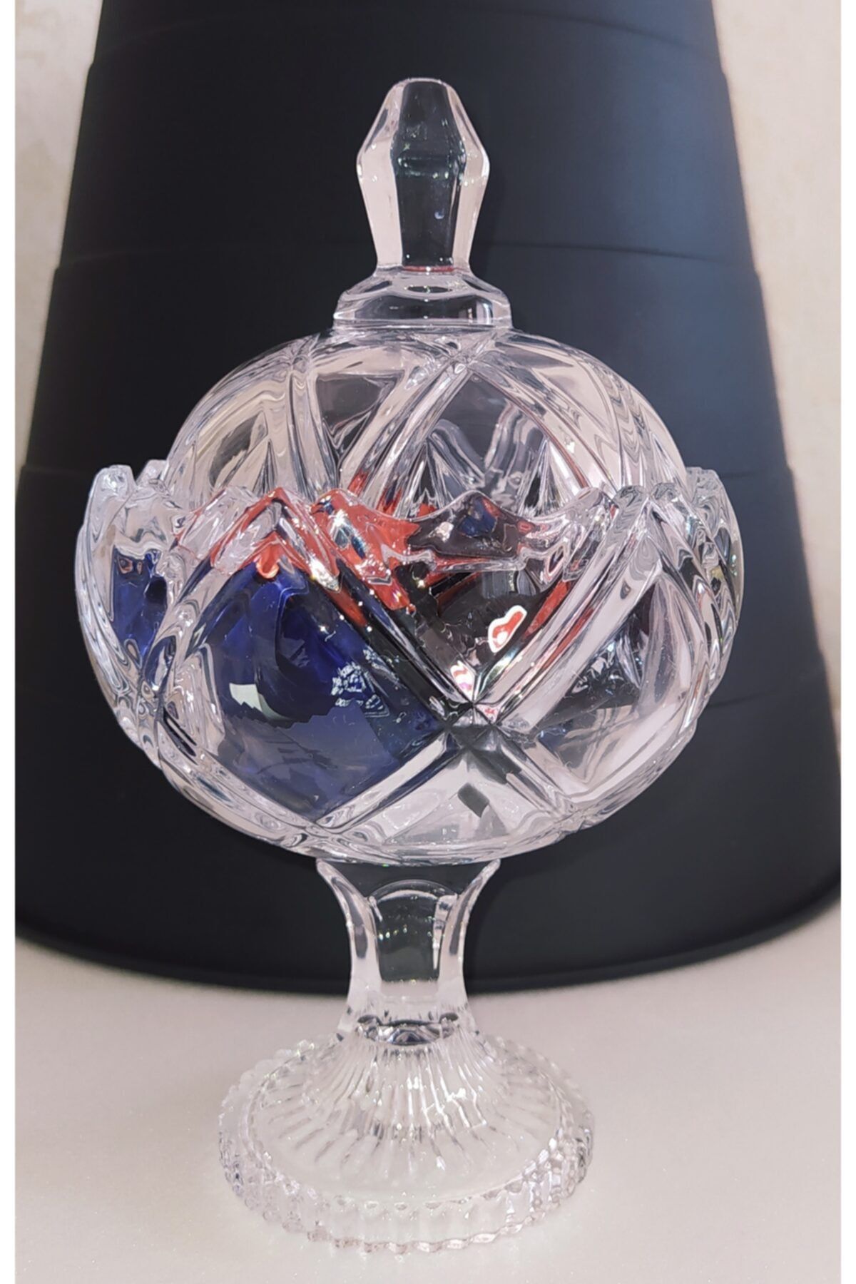 GVG Şekerlik Cam Şekerlik 10x16 Cm Şeffaf