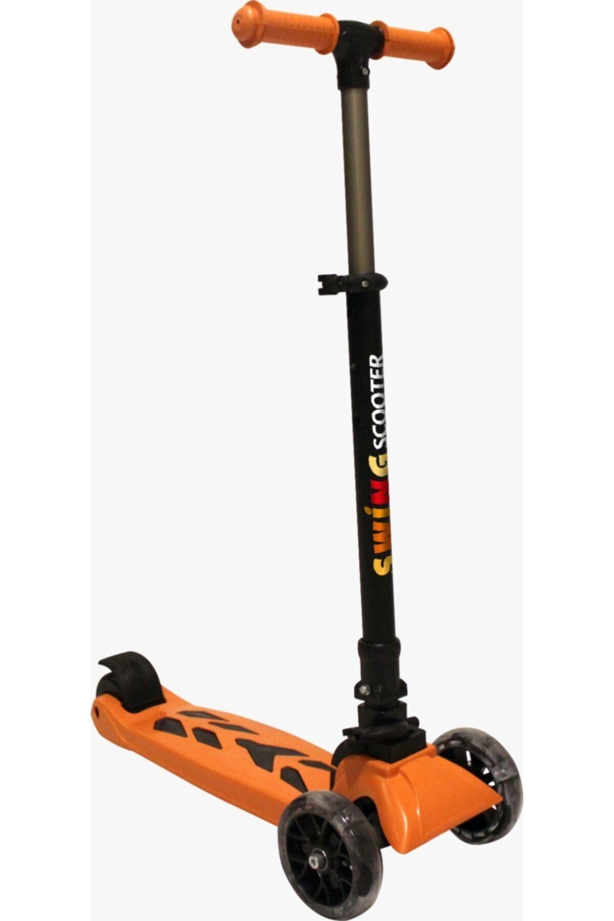 Swing Işıklı 3 Tekerlekli Scooter (60 Kg) Turuncu