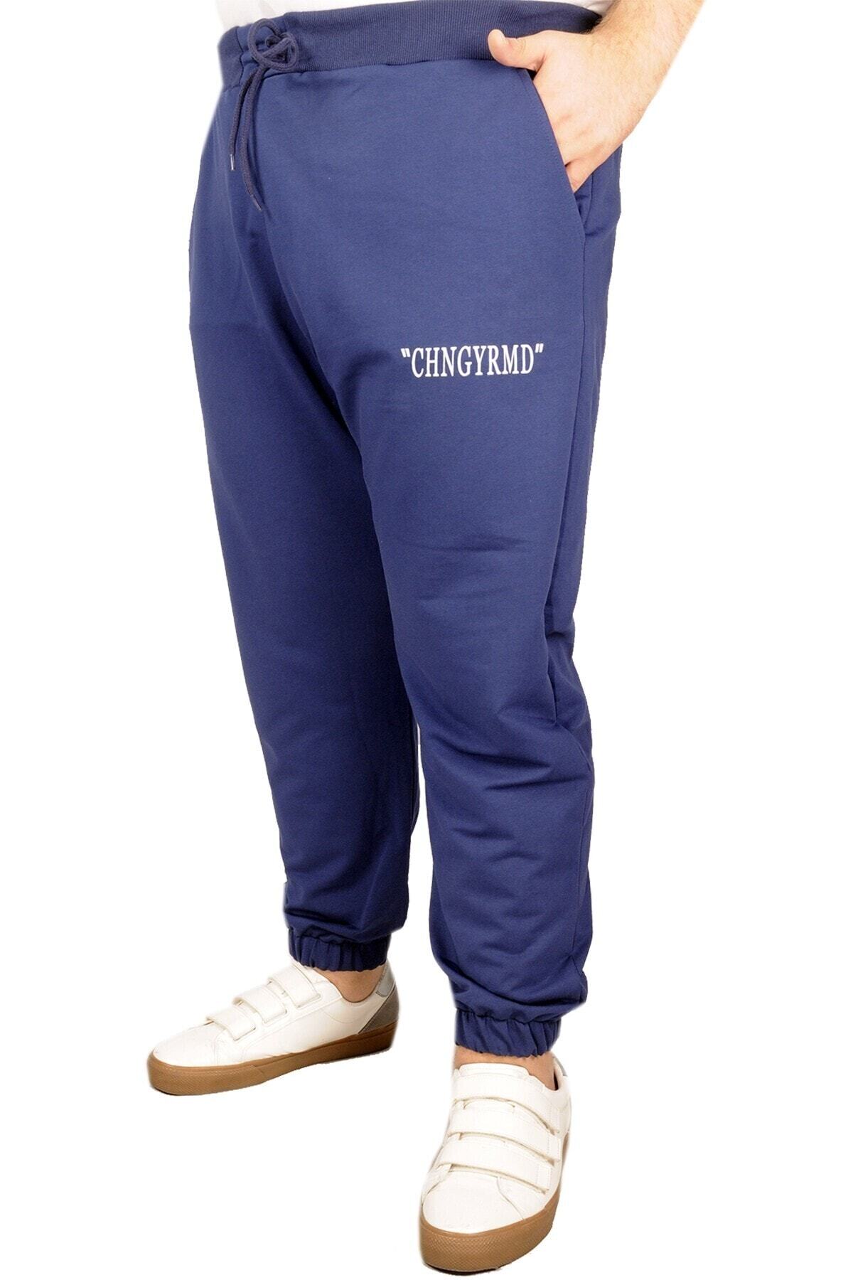 ModeXL Eşofman Altı Dar Paça Chngyrmd 21205 Indigo