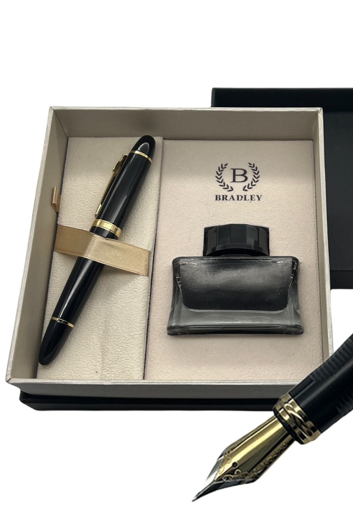 Bradley Bardley Metal Kutulu Şık Dolma Kalem Seti