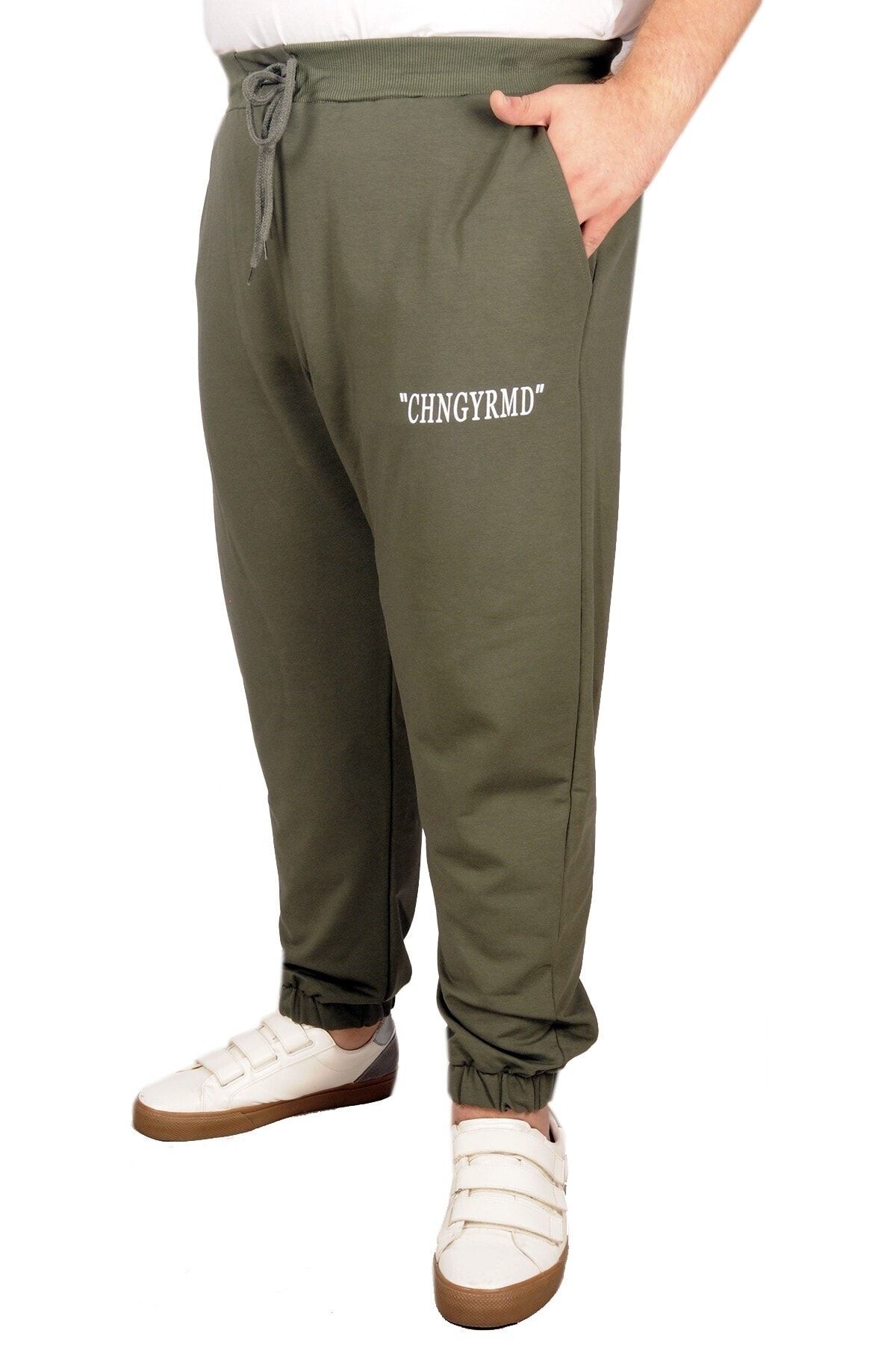 ModeXL Eşofman Altı Dar Paça Chngyrmd 21205 Haki