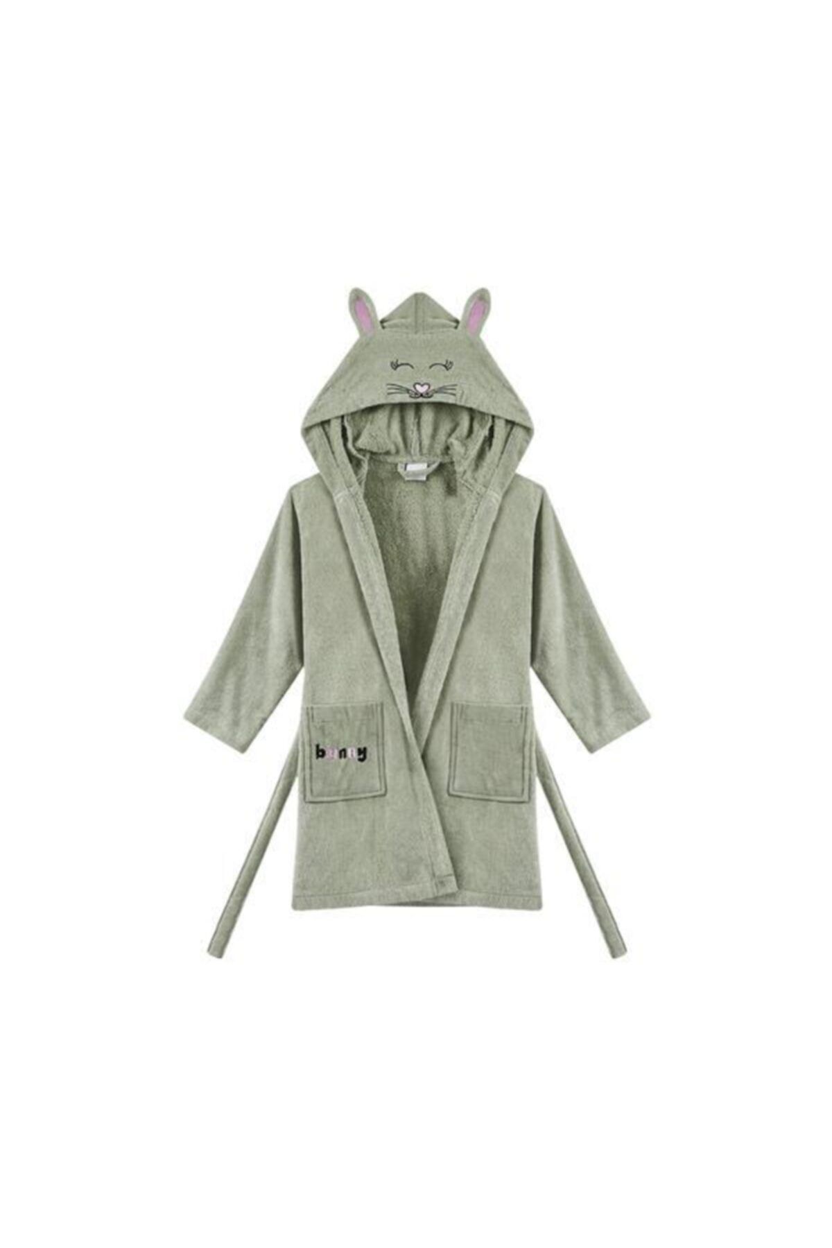 Nuvomon Bunny Kız Çocuk Bornoz 8-10 Yaş