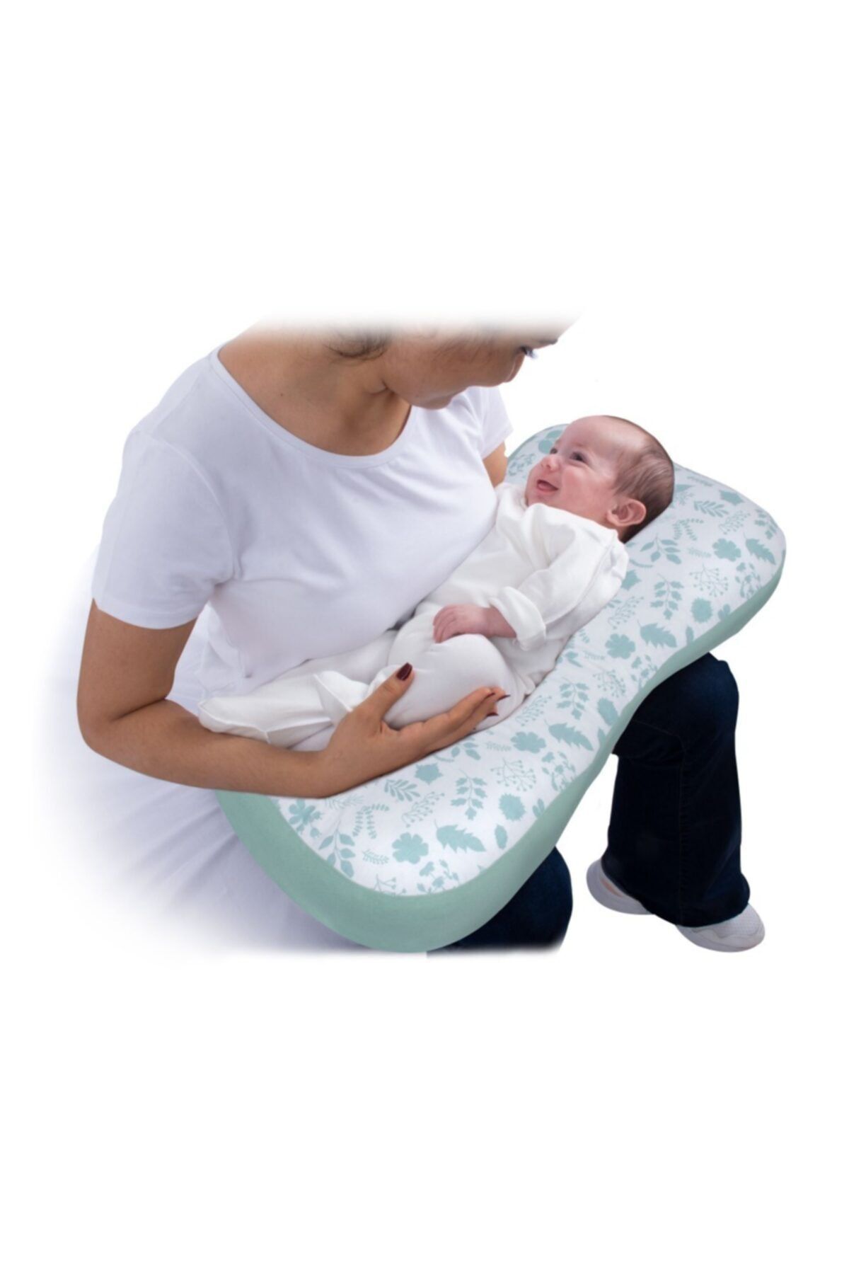 Sevi Bebe Pratik Emzirne Minderi - Yaprak Desen