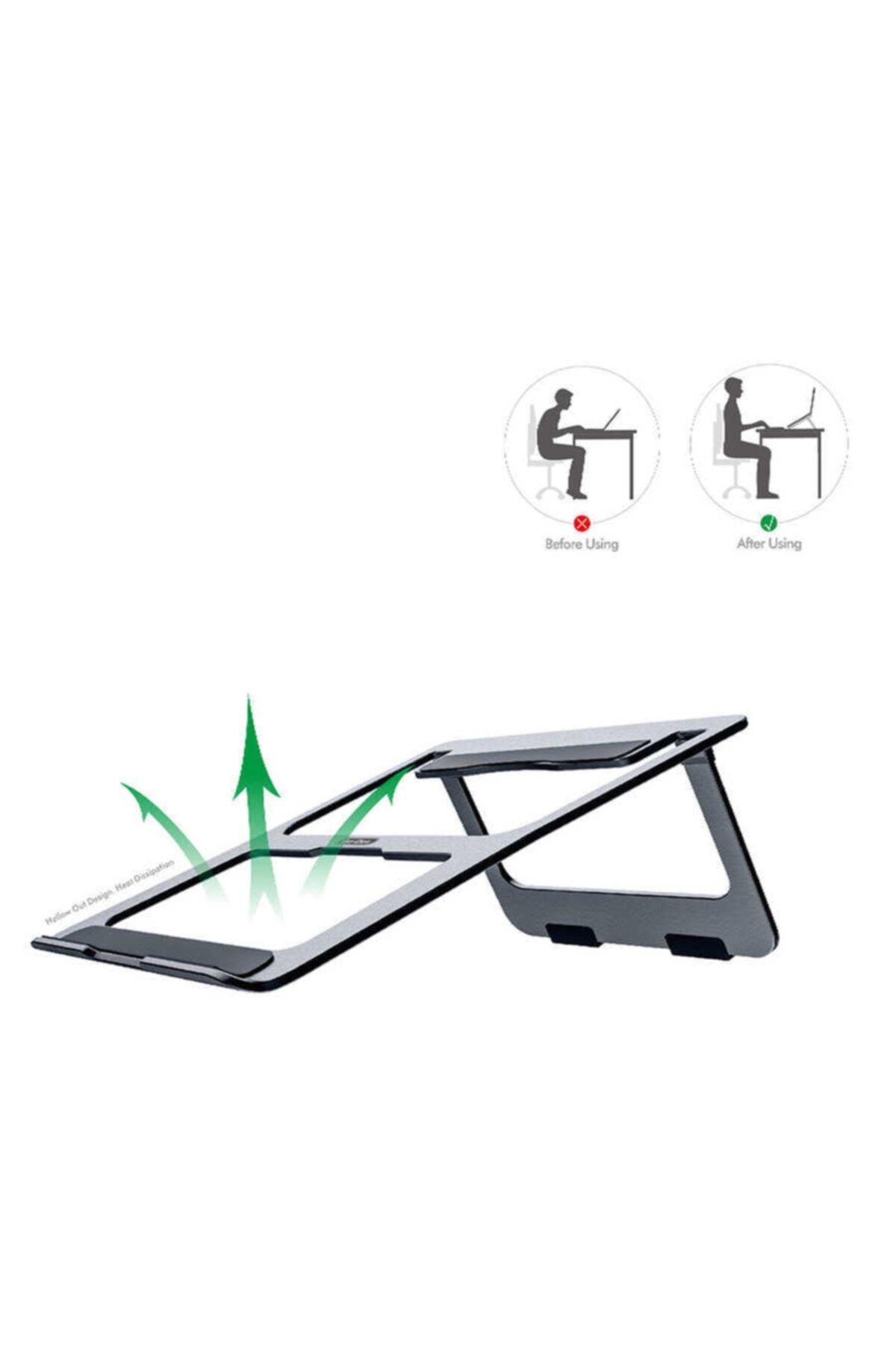 Canpay Asus Rog Zephyrus G14 Ga401qm-uygun Laptop/notebook Standı(dönebilen Katlanır Ayak+alüminyum)