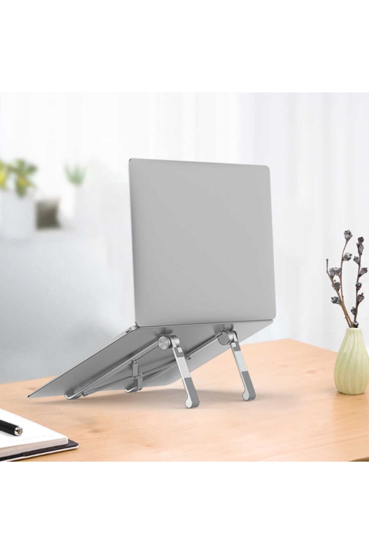 Canpay Notebook Tutucu 14/15/16/17/18'inç ((kaymaz+hafif Ultra Ince Isı Dağılımını Metal Malzeme))