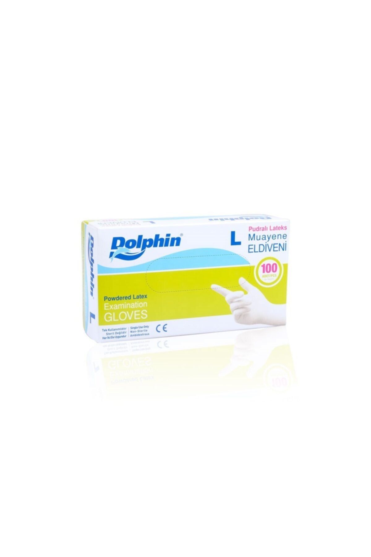 Dolpin Dolphin Lateks Pudralı Eldiven L