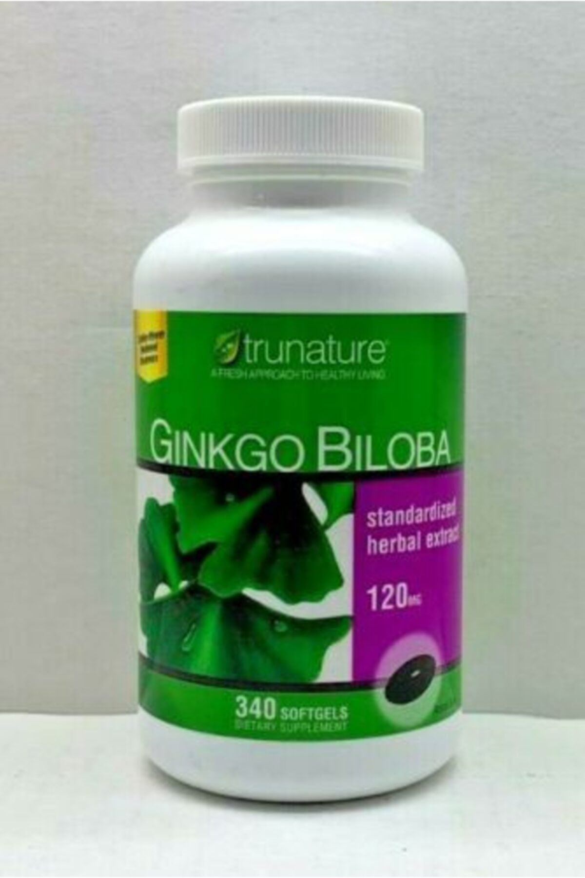 Trunature Gingko Biloba 120 mg 340 Softgels
