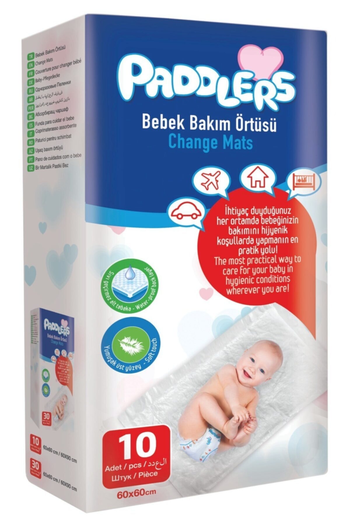 Paddlers Bebek Bakım Örtüsü 60 X 60