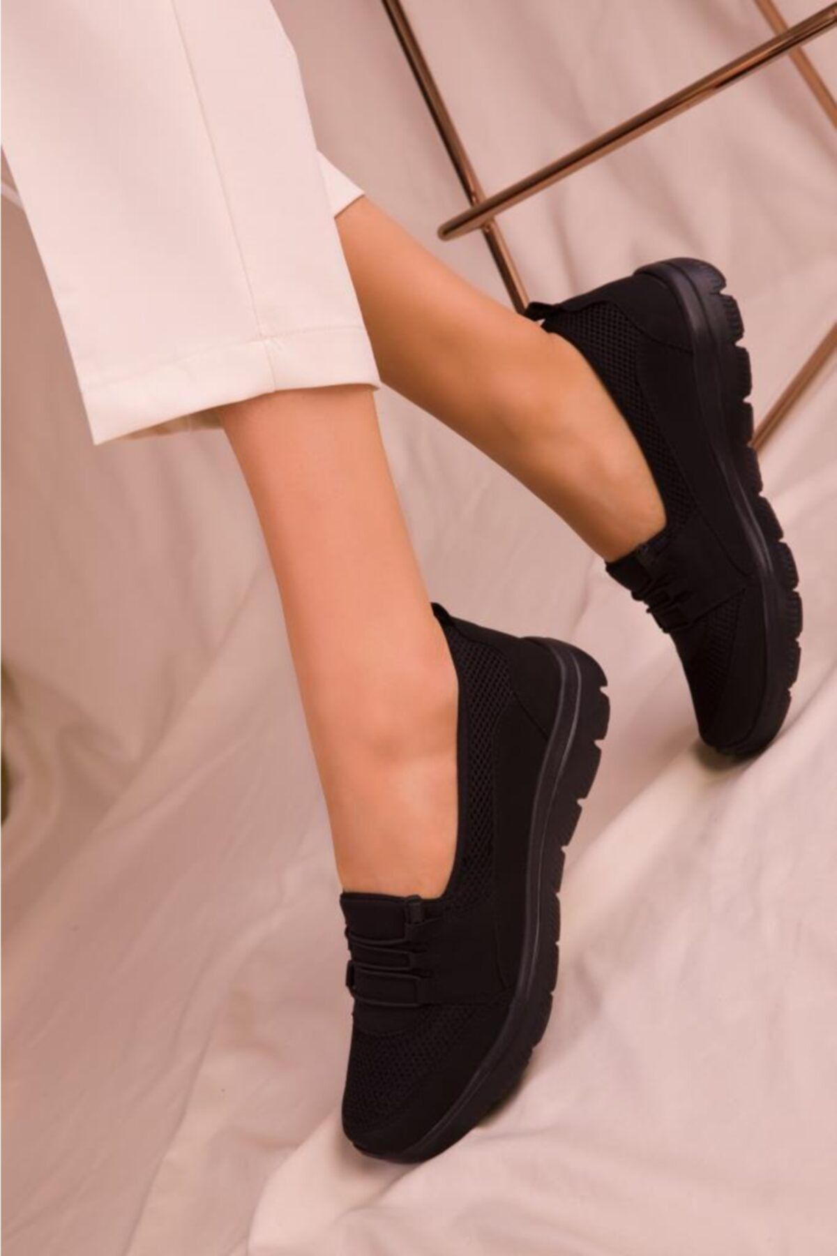 StWenn Kadın Sneaker Rahat Ortopedik Taban Günlük Ayakkabı Kadın Babet