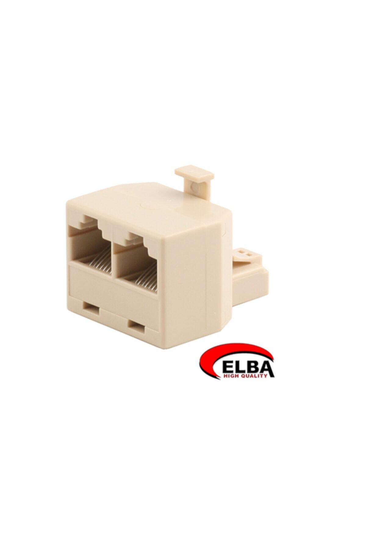 ELBA 8p8c Jack- 2x8p8c Jack 2li Rj45 Çokla Jk8464