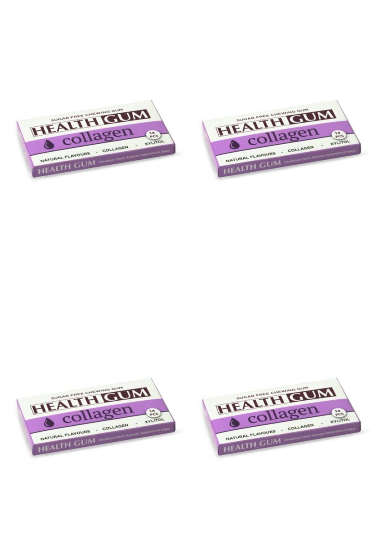health Gum Collagen Sakız 14'lü - 4 Paket