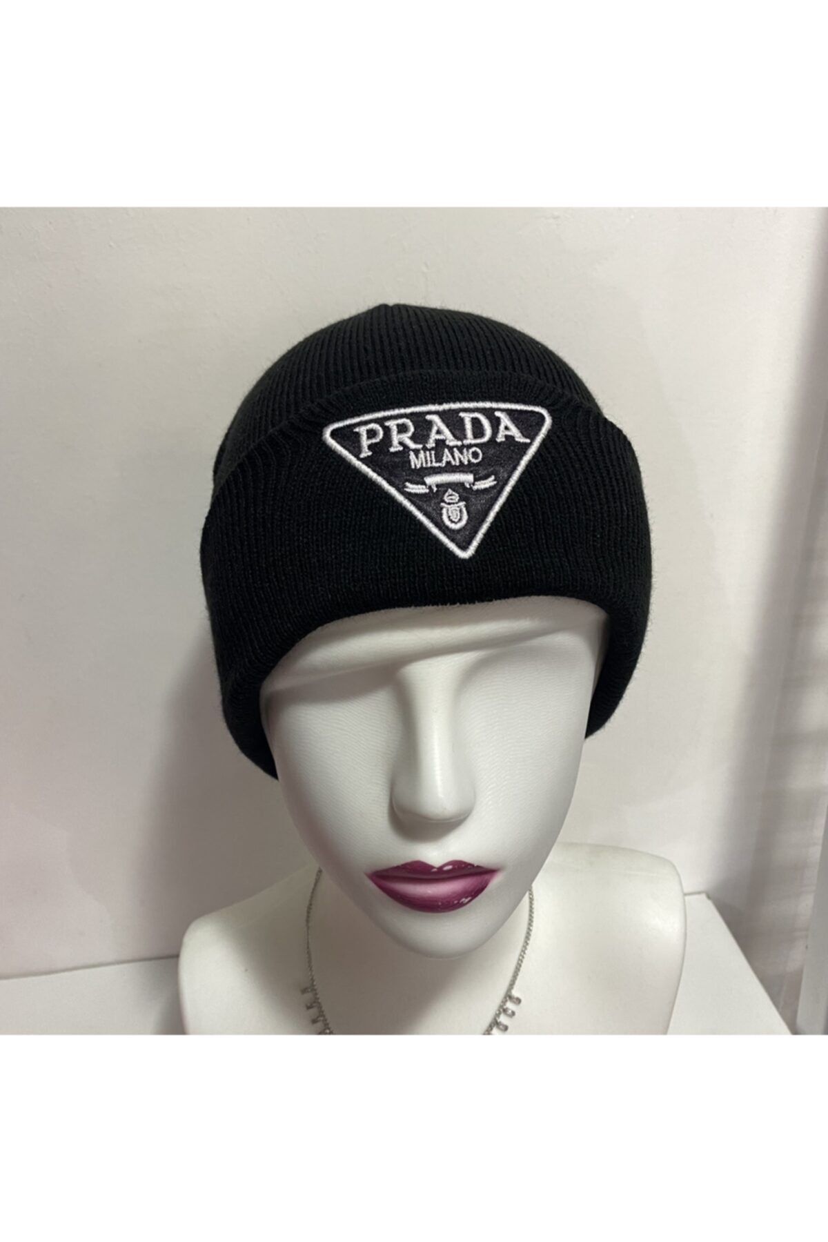 Favorim takı Unısex Prada Baskılı Bere