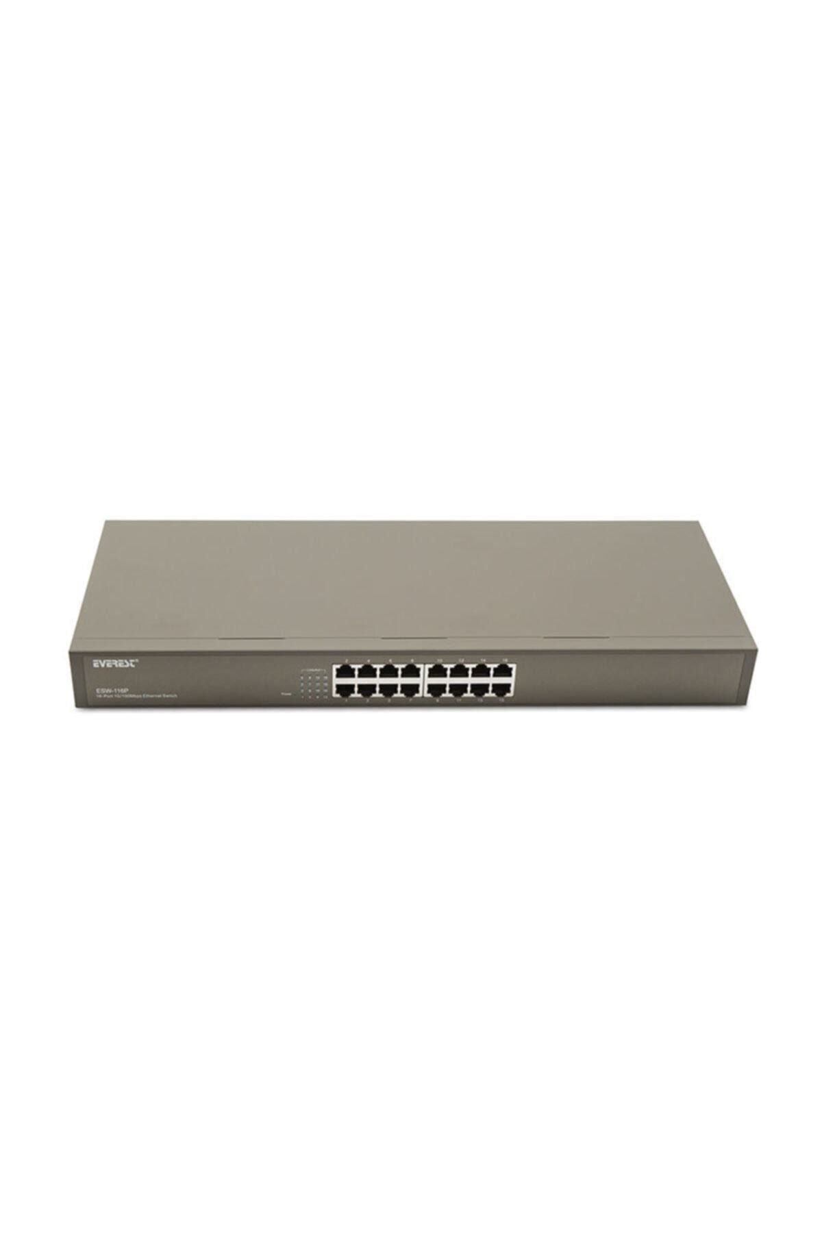 Everest Esw-116p 16 Port 10/100mbps Switch Hub
