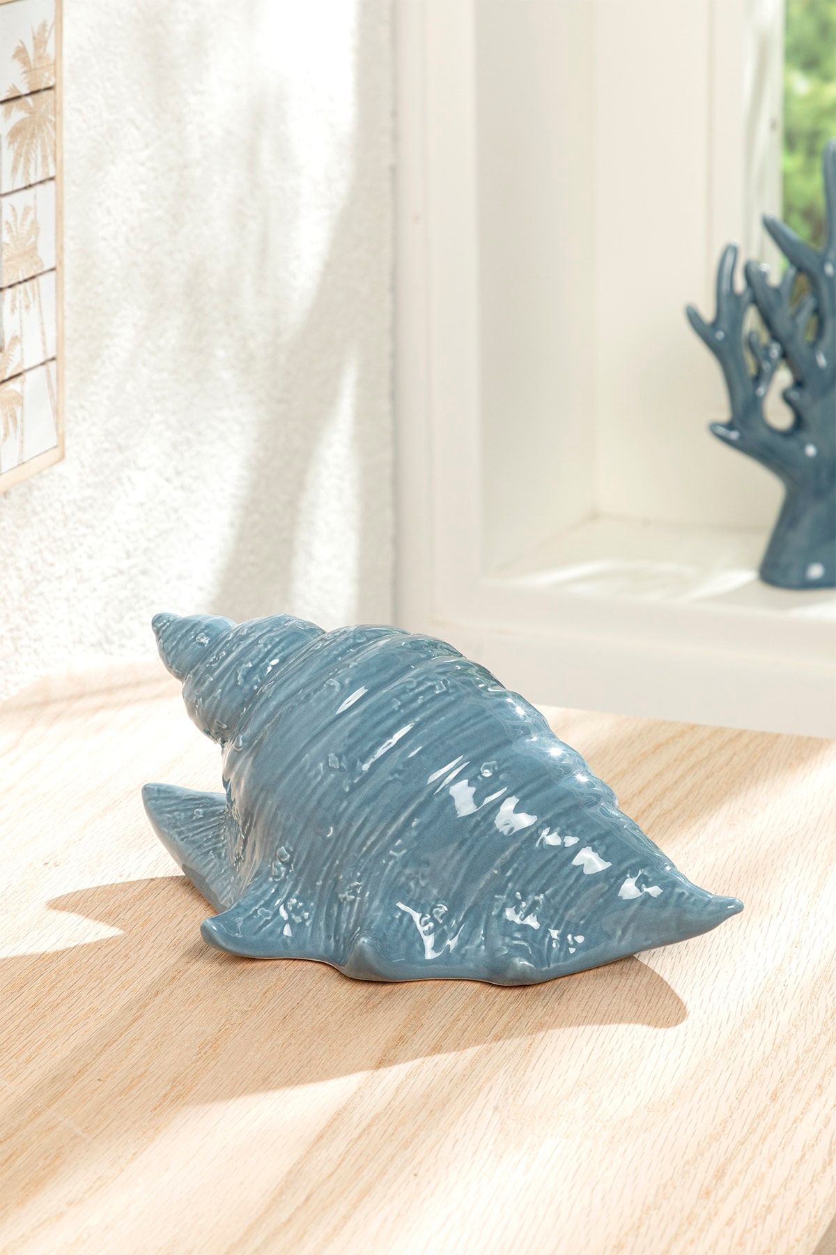 English Home Sea Dreams Dekoratif Obje 19.8x11.5x8.6 Cm Mavi