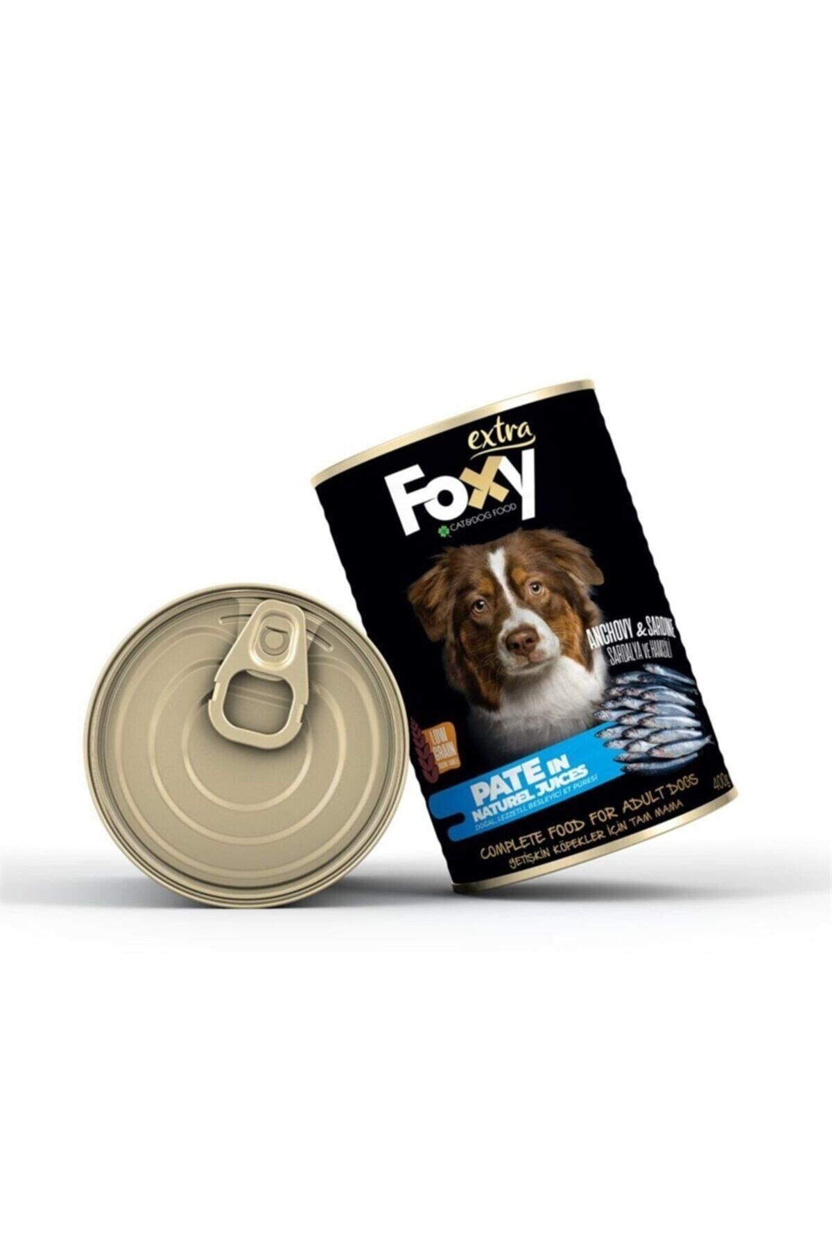 Foxy Ezme Yetişkin Köpek Hamsi Sardalyalı Konserve 400 Gr 12'li