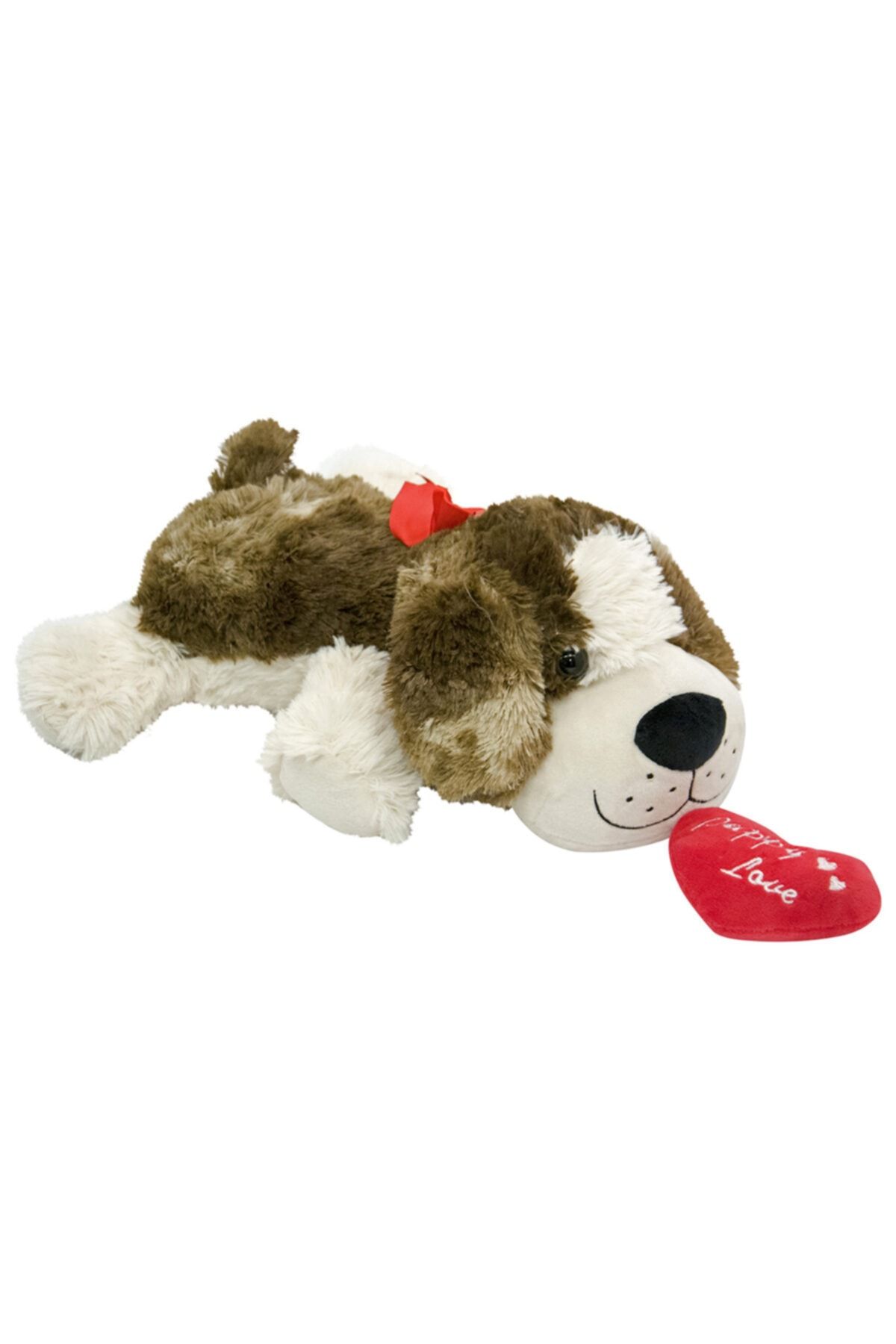 M Toys 30 Cm Peluş Kalpli Uzanan Köpek