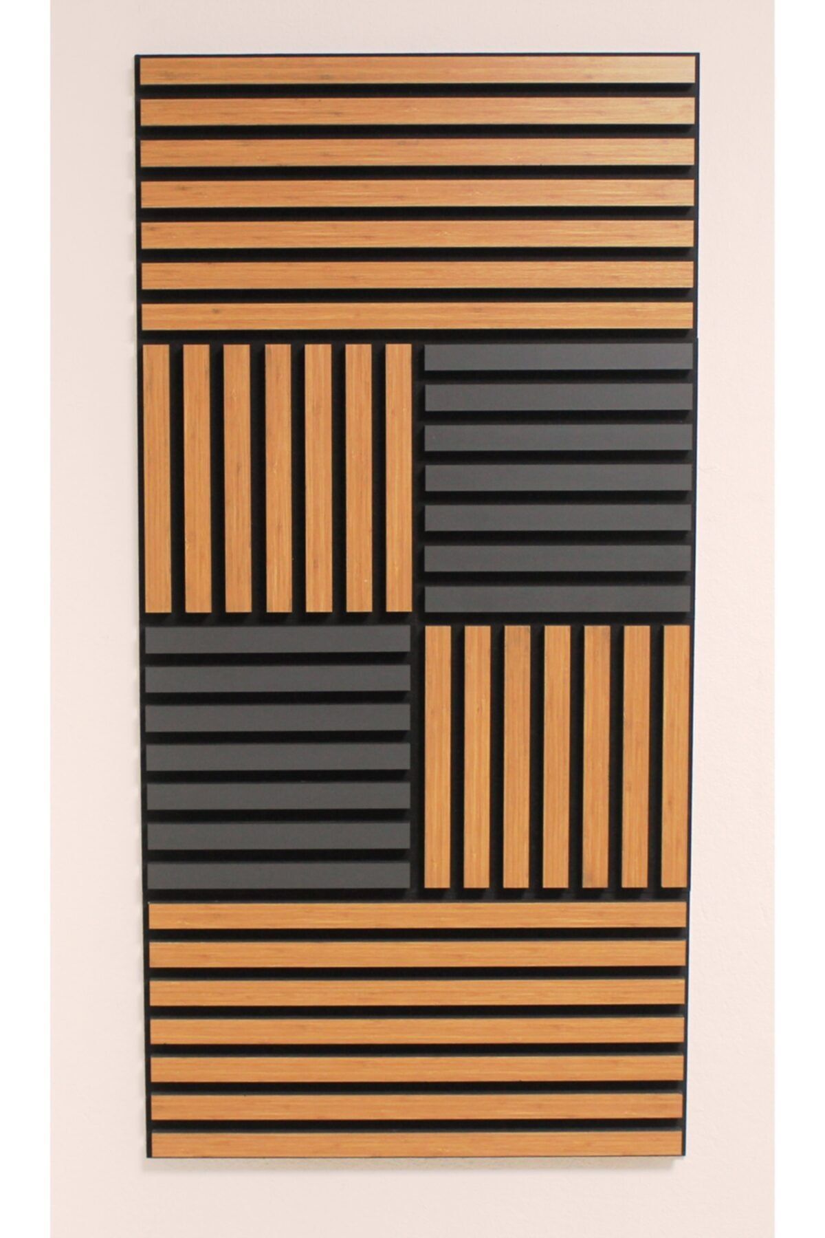 ZETA HOME Antrasit Gri Acupanel Kendin Tasarla Duvar Paneli 30cm X 60cm - Kendinden Yapışkanlı
