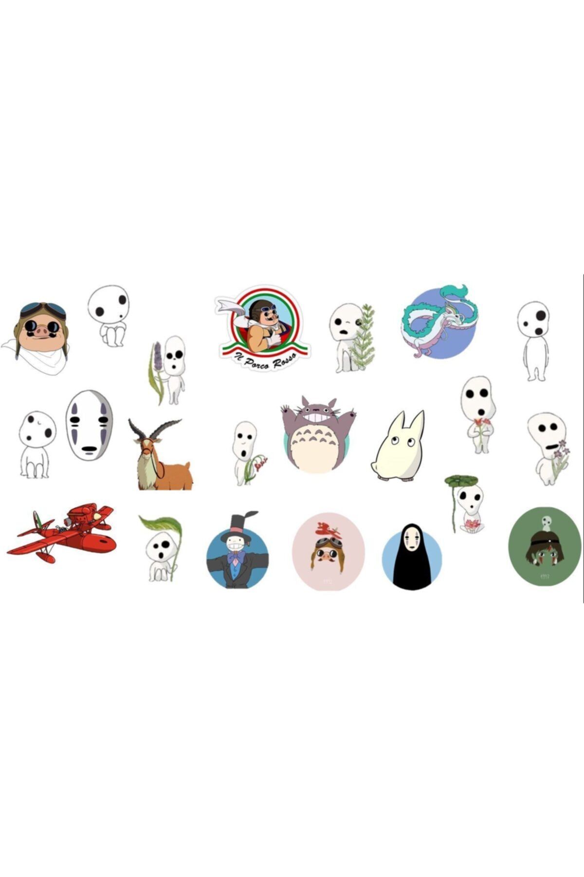 nice isler atölyesi Stüdyo Ghibli Anime Sticker, Etiket Set