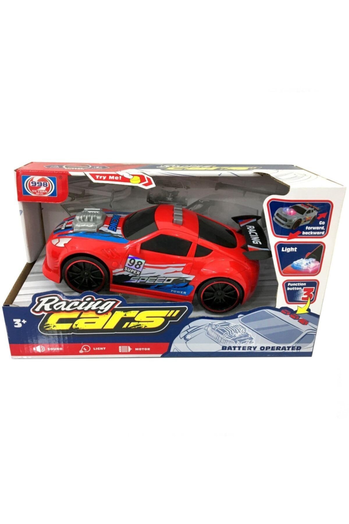 akids Fırsat Racing Cars Işıklı Sesli Pilli Spor Araba